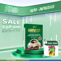 MUA 01 CÀ PHÊ RANG XAY 500G TẶNG 01 MIX RAU CỦ SẤY 100G