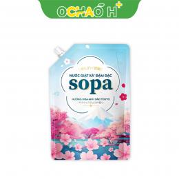 Nước giặt xả Sopa đậm đặc hương hoa anh đào Tokyo túi 3.4kg