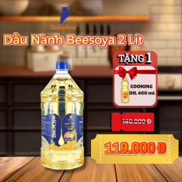 Combo Dinh Dưỡng - Dầu Nành Bee Soya 2L Tặng Cooking Oil 400 ML