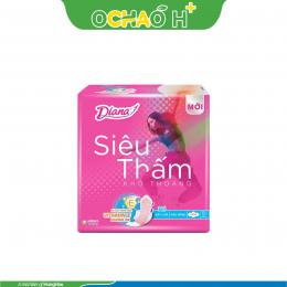 Băng vệ sinh Diana siêu thấm siêu mỏng cánh 20 miếng
