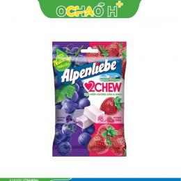 Kẹo Alpenliebe 2chew Dâu & Nho 84g/Gói