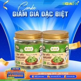 Combo 02 Hạt điều vị wasabi 120gr giá 111.000 vnđ
