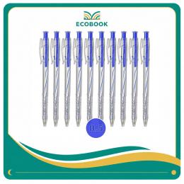 Combo 10 Cây Bút Bi Xanh Thiên Long TL-027 Chính Hãng – Ngòi 0.5mm, Viết Êm Mượt