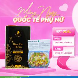Mua 01 dầu mè thơm 1,2L  tặng 01 Nui ăn liền 200g