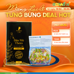 01 dầu mè thơm 1,2L TẶNG THÊM 01 Nui ăn liền 200g