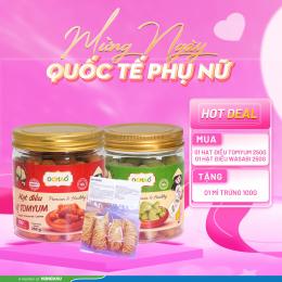 Mua 2 Hạt điều 250g tặng 01 Mì trứng gà 100g
