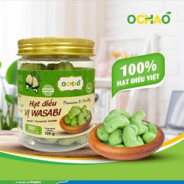 Hạt điều vị Wasabi 120gr