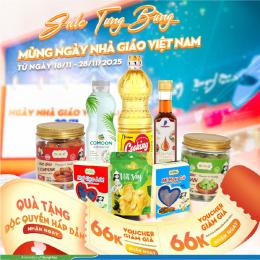 MUA 01 COMBO CÁC SẢN PHẨM FMCG TẶNG 1 VOUCHER 66K 