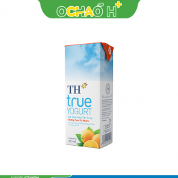 Sữa chua uống tiệt trùng Hương Cam TH true YOGURT Hộp 180ml