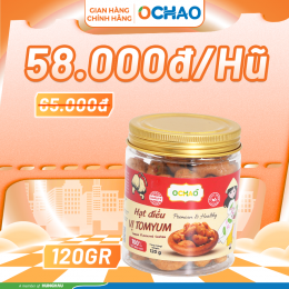 Hạt điều vị Tomyum 120gr