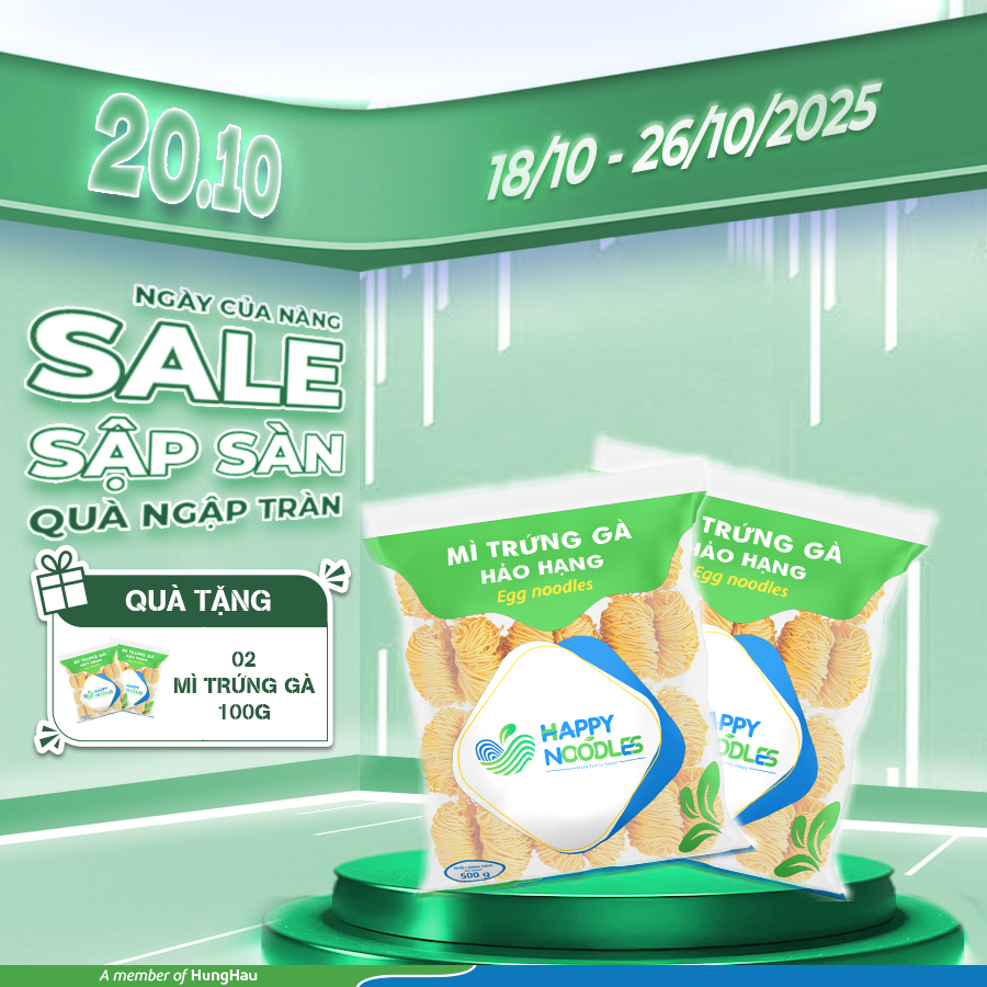 MUA 02 MÌ TRỨNG 500G TẶNG 02 MÌ TRỨNG 100G