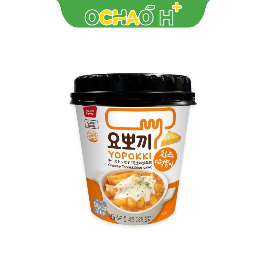 Bánh gạo yopokki xốt kem phô mai - yopokki rose 120g