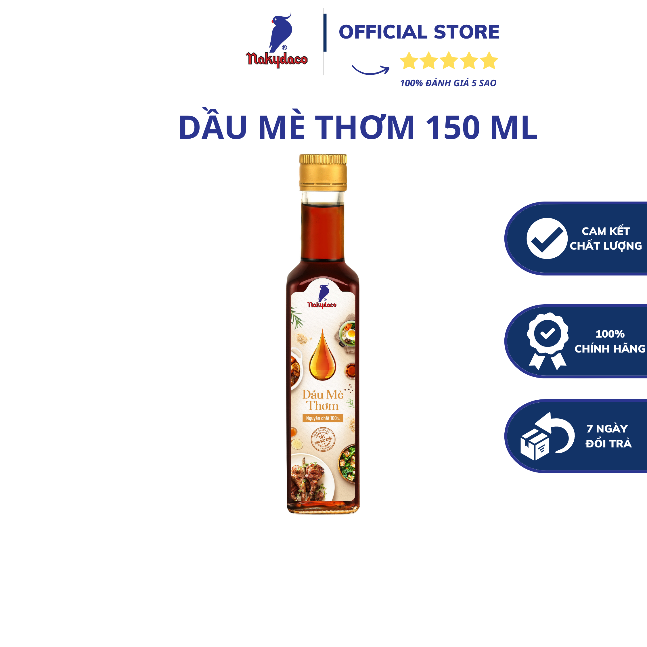 Dầu mè thơm 150ml – Nakydaco