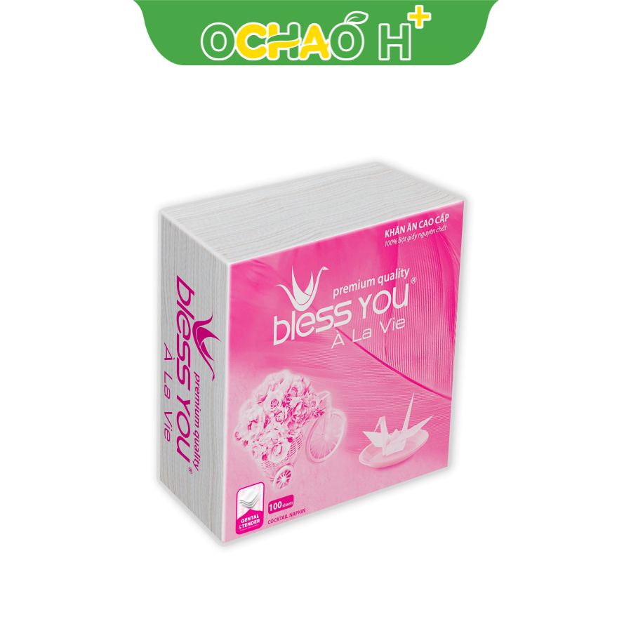 Khăn Napkin - Bless You À La Vie gói 33x33