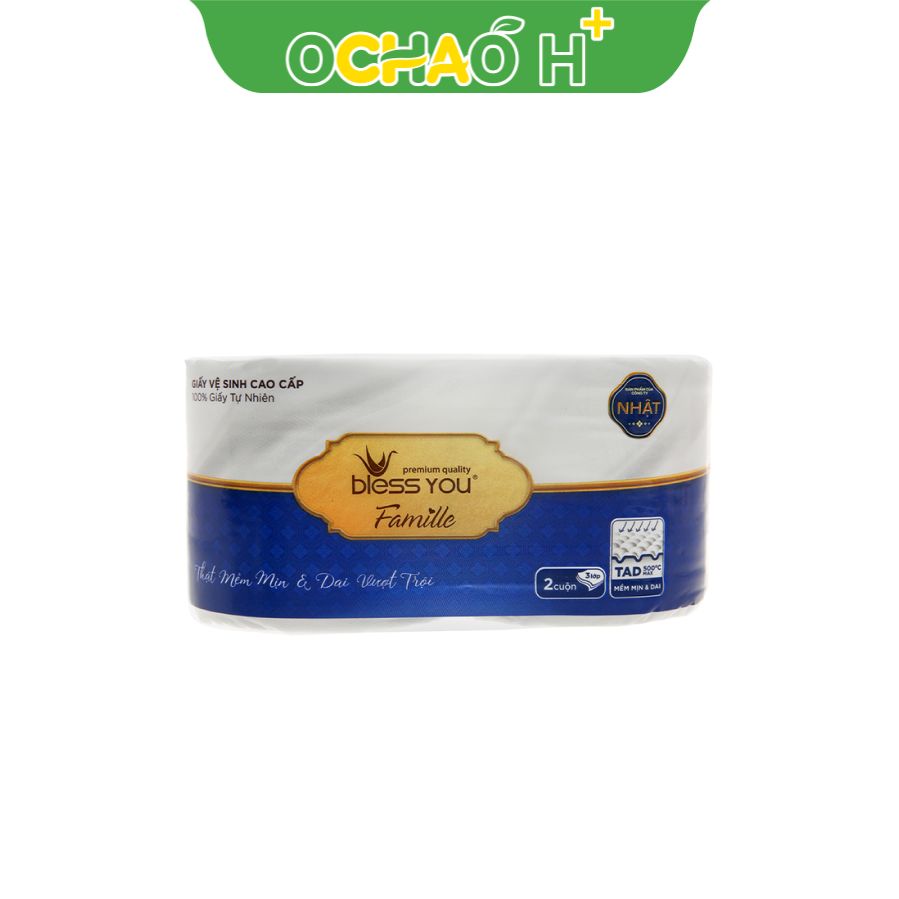 Giấy vệ sinh - Bless You Famille (2 cuộn / lốc)