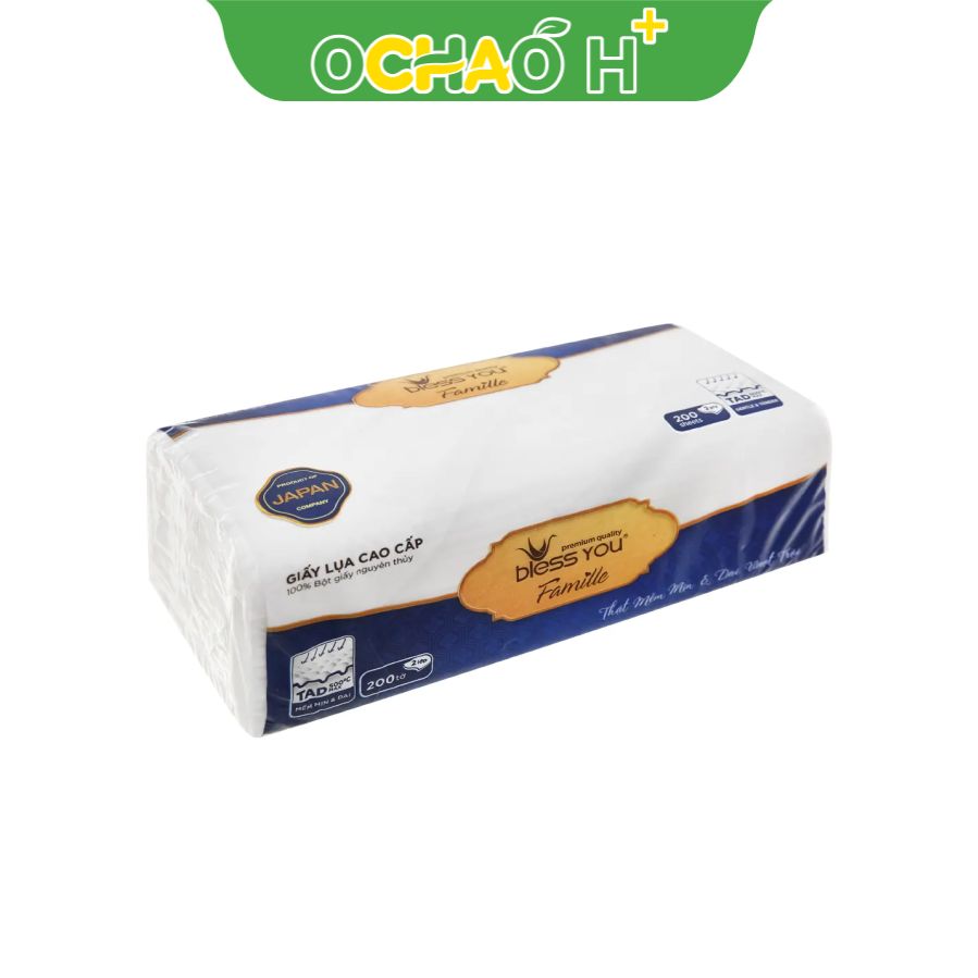 Khăn Softpack Bless You Famille gói 200 tờ
