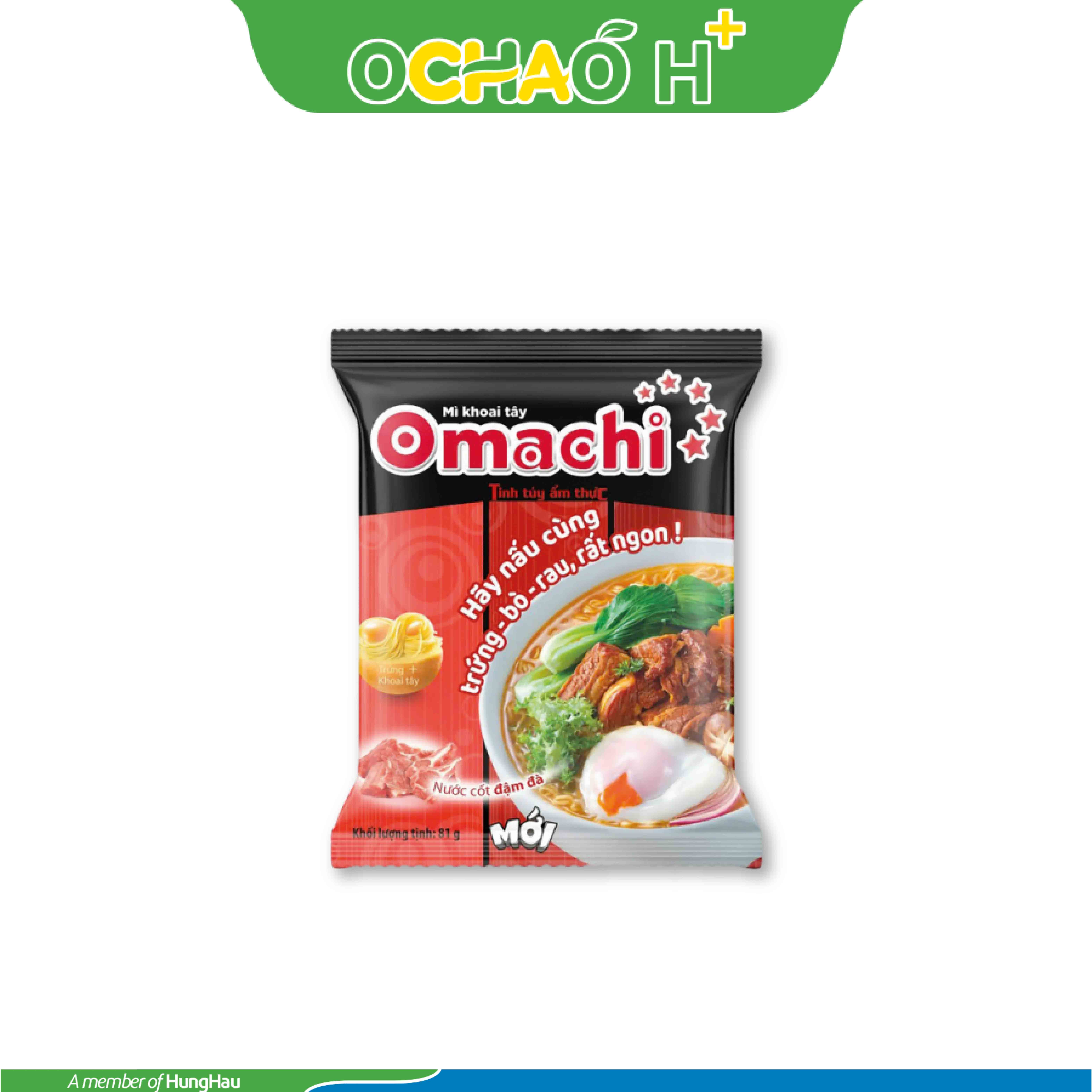 Mì dinh dưỡng khoai tây Omachi xốt Bò hầm gói 80g