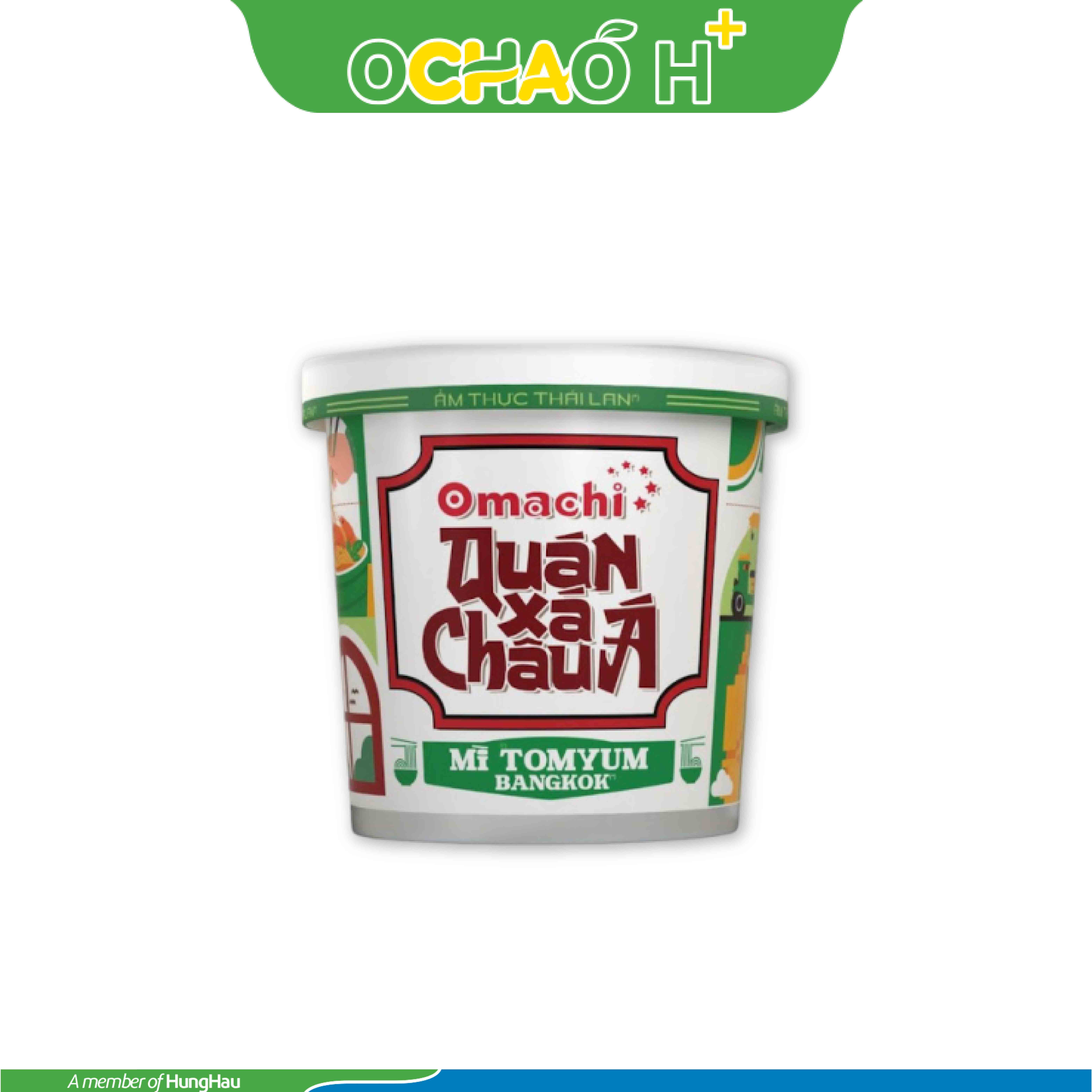 Mì Omachi quán xá Châu Á tomyum BangKok hộp 96g