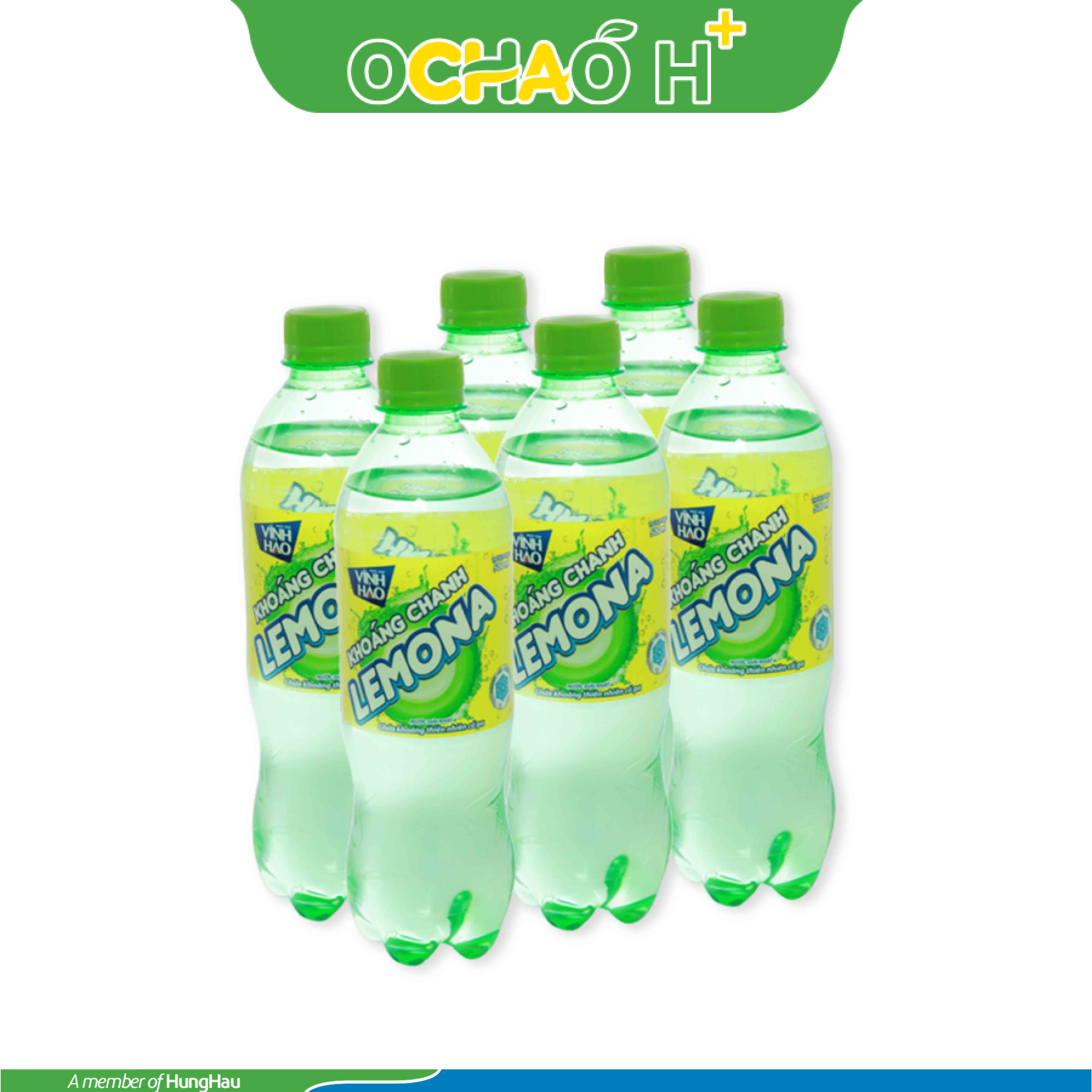 Nước khoáng chanh Lemona có gas chai 500ml