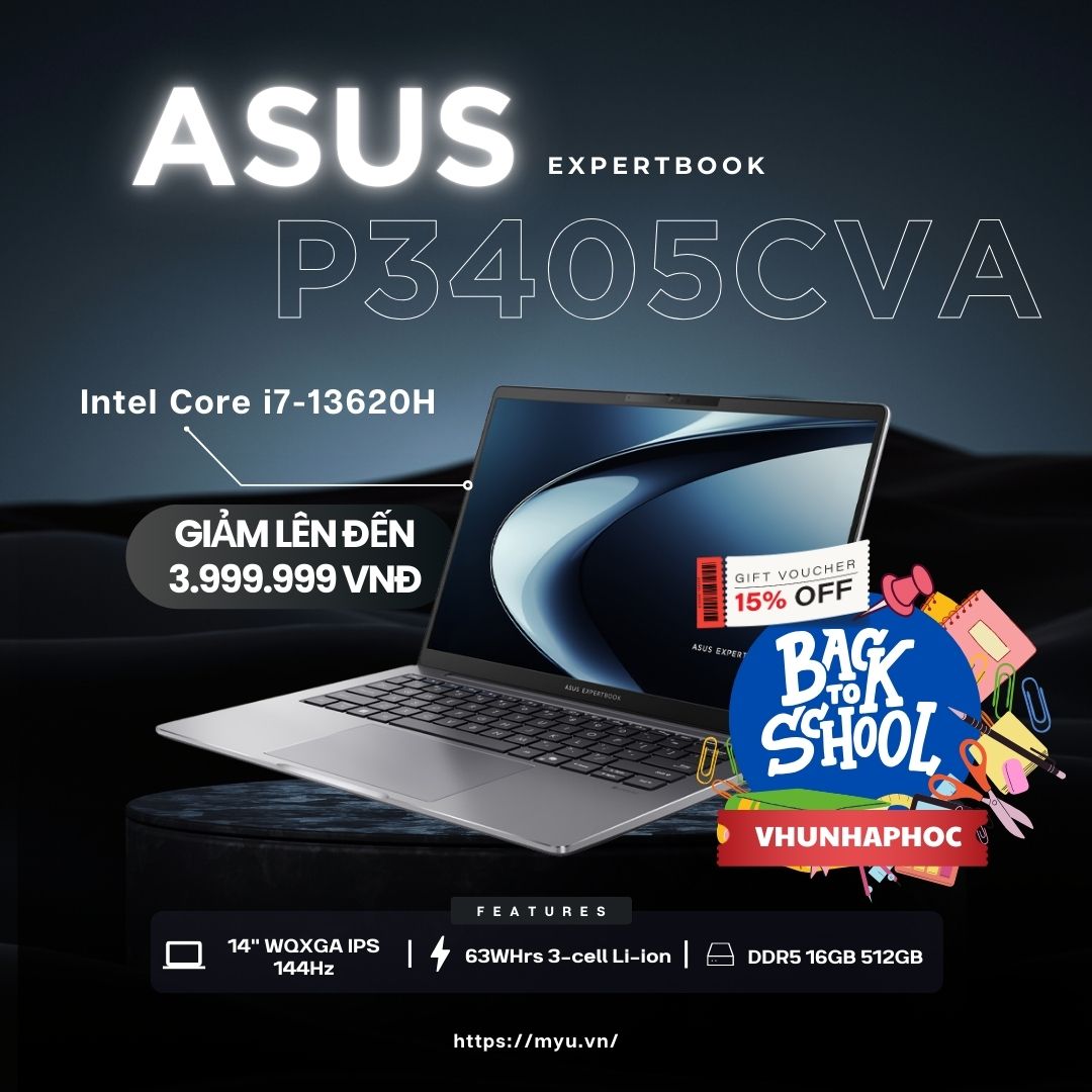 ASUS ExpertBook P3405CVA (Intel Core i7-13620H)