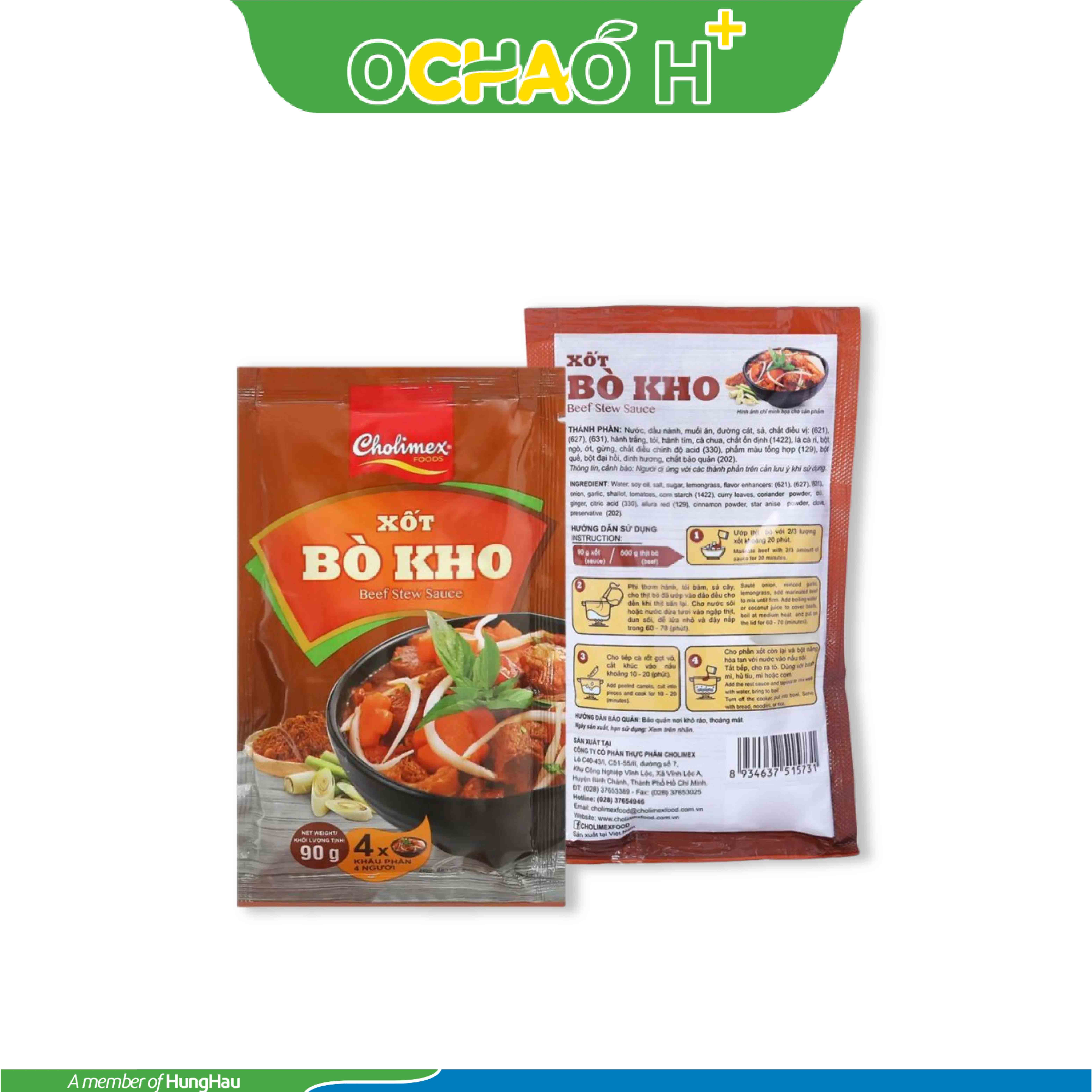 Xốt bò kho gói 90g