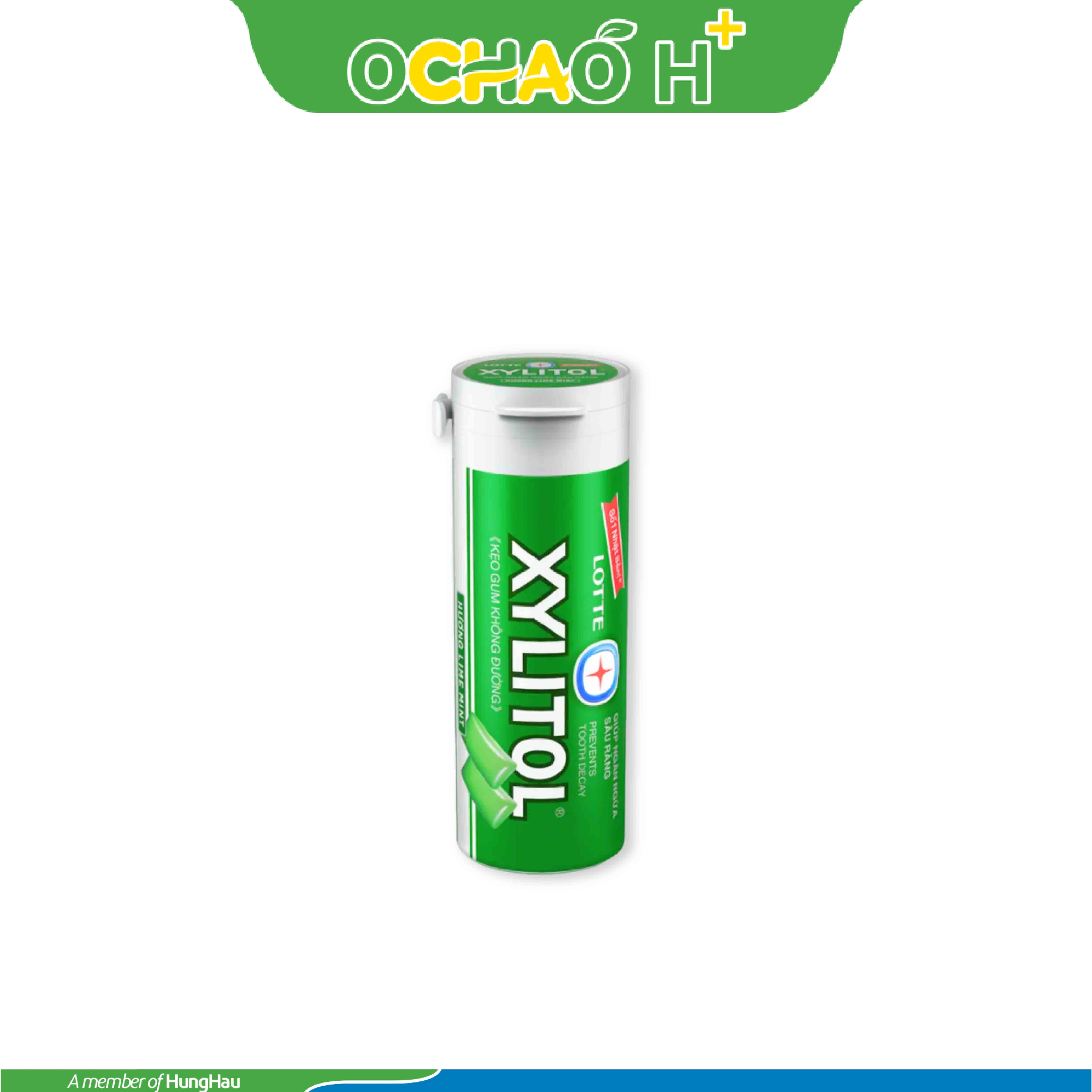 Kẹo Gum Xylitol LimeMint hủ 26.1g