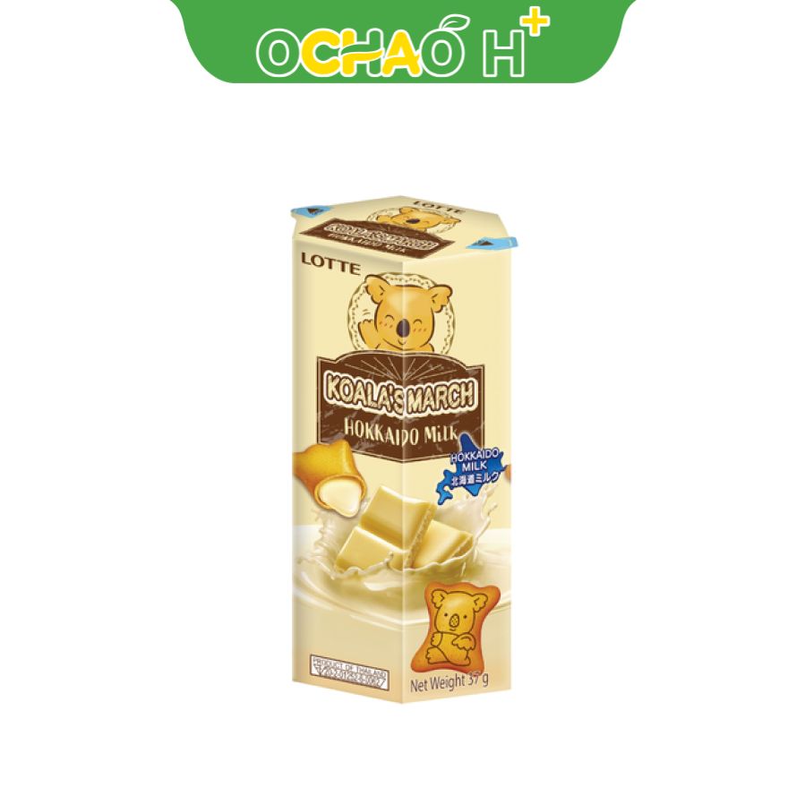 Bánh gấu Koala's March Hương Vị Sữa Hokkaido Hộp 37g