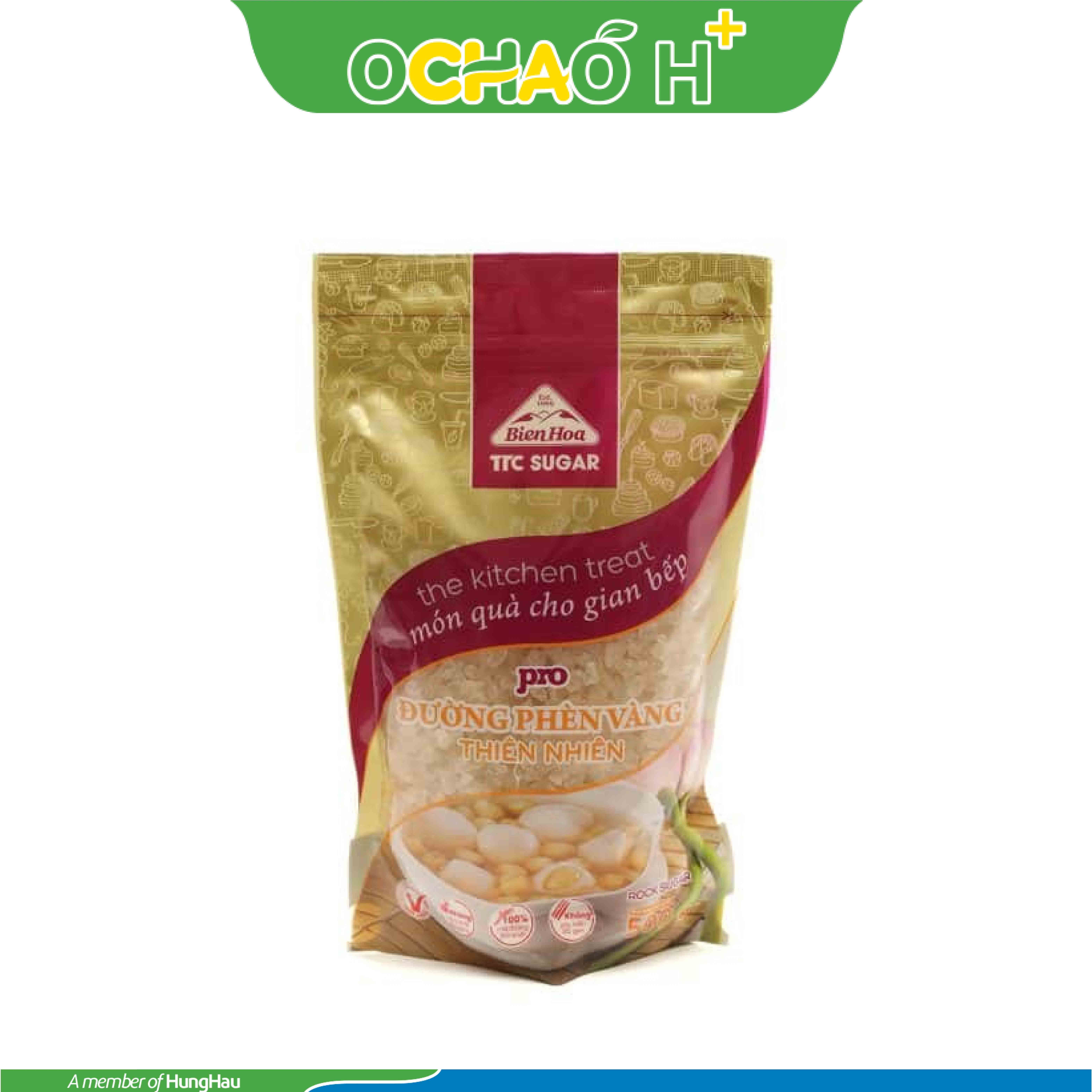 Đường phèn vàng thiên nhiên Gói 500g