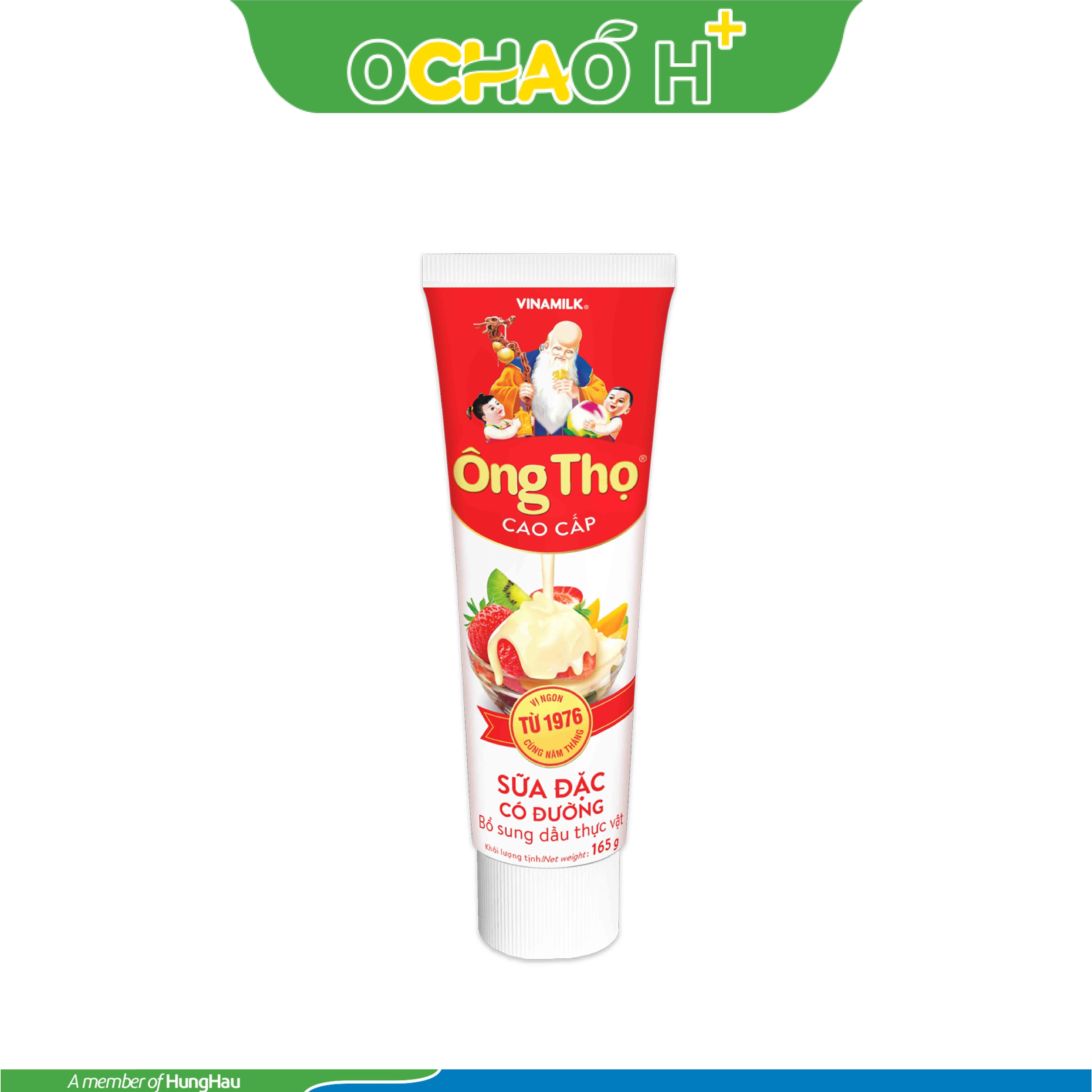 Sữa đặc có đường Ông Thọ đỏ tuýp 165g
