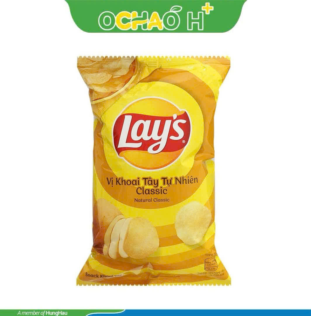 Lay's Vị Khoai Tây Tự Nhiên Classic 150gr