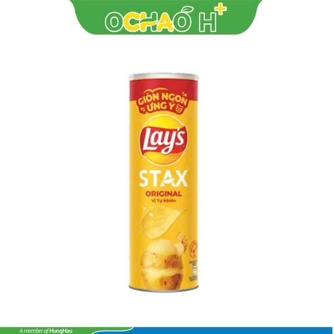 Lay's Stax Khoai Tây Miếng Vị Tự Nhiên 90gr