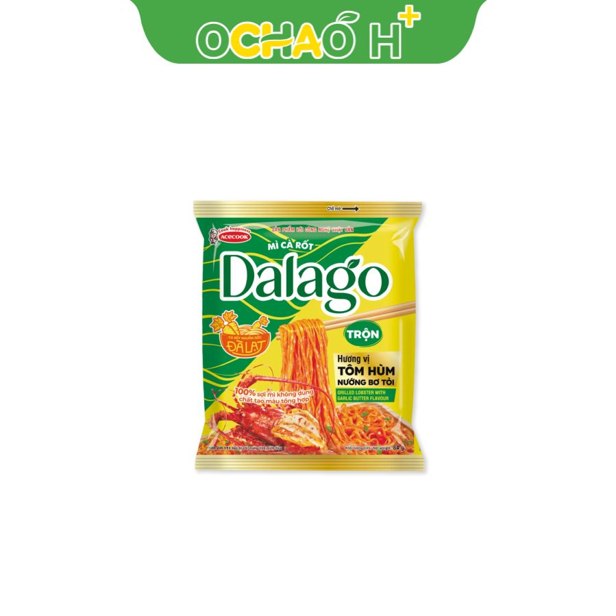 Mì Cà Rốt Dalago Trộn Hương Vị Tôm Hùm Nướng Bơ Tỏi 