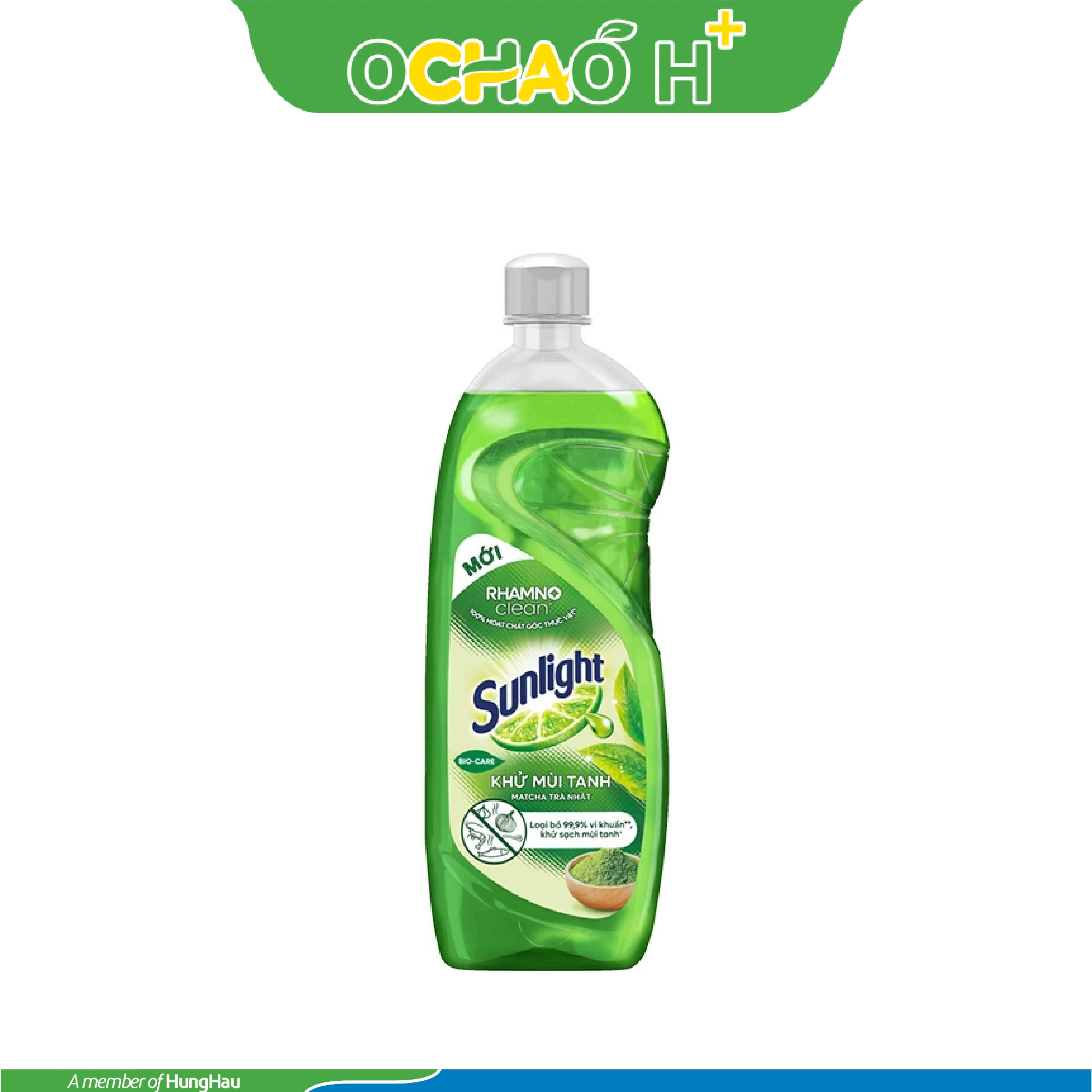 SUNLIGHT Nước rửa chén Trà Xanh Chai 750g