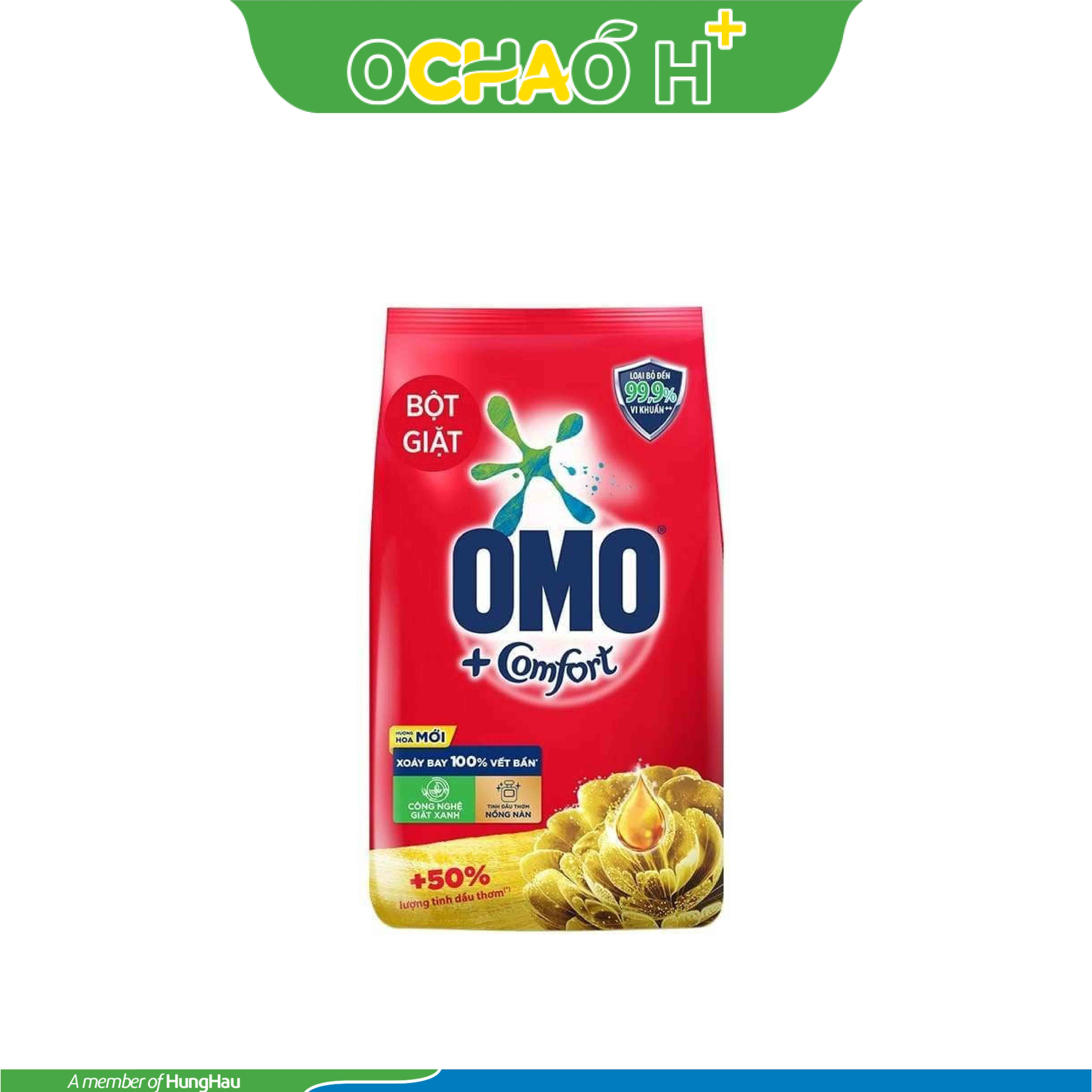 OMO Bột Giặt Comfort Tinh Dầu Thơm Sang Trọng Gói 700g