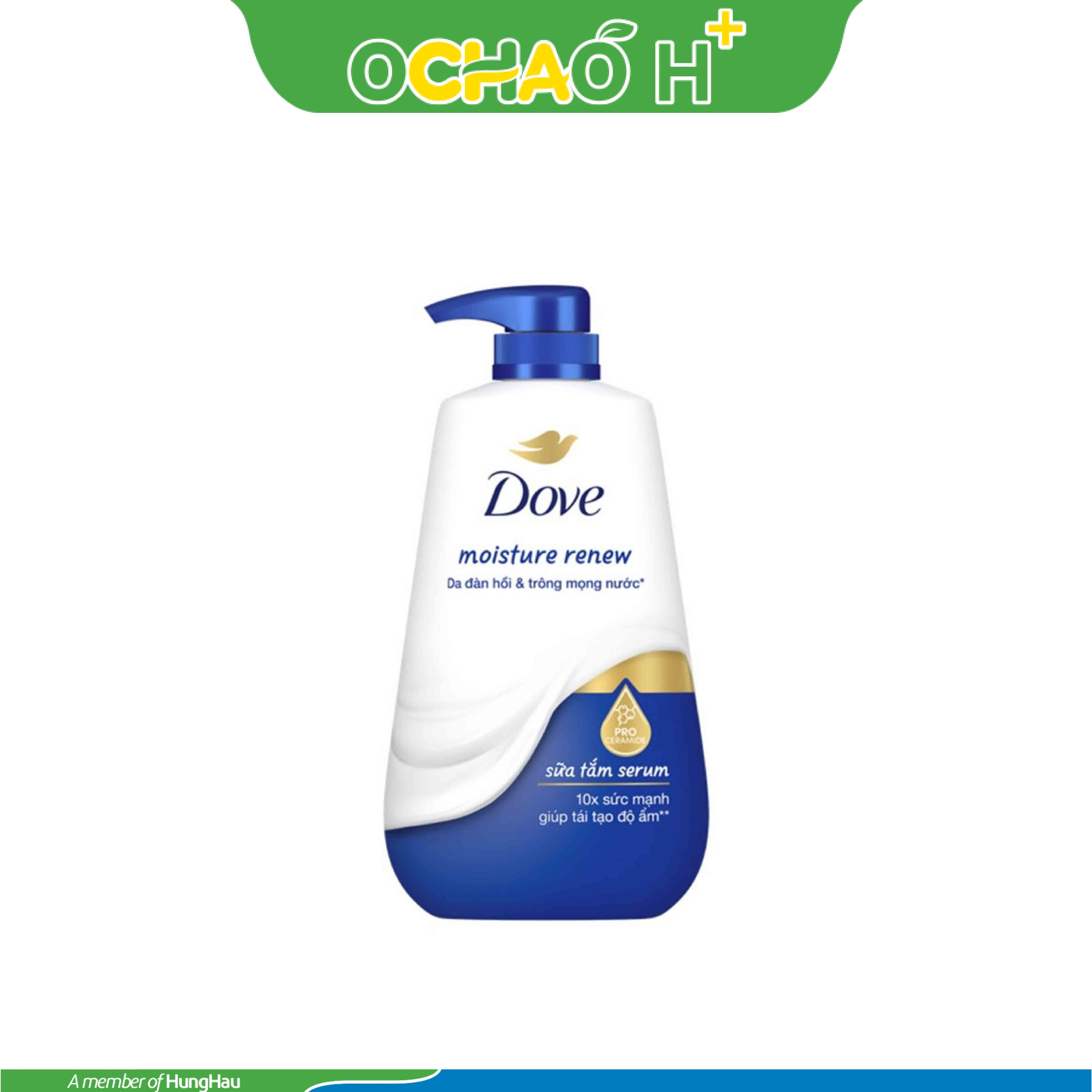 DOVE Sữa Tắm Serum Tái Tạo Độ Ẩm Chai 500g