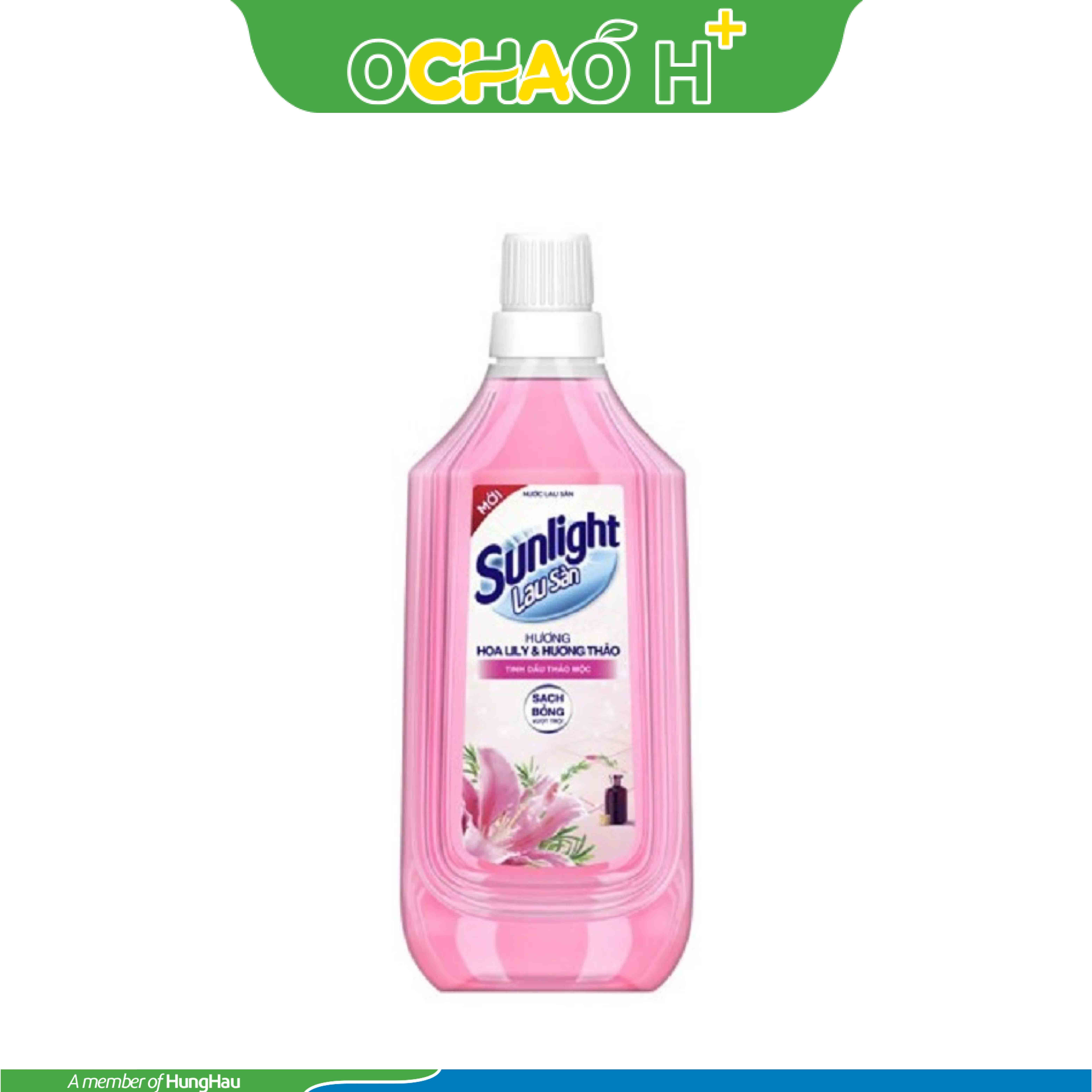 SUNLIGHT Nước lau sàn tinh dầu Thảo Mộc Hương Lily & Bạch Trà Chai 1kg