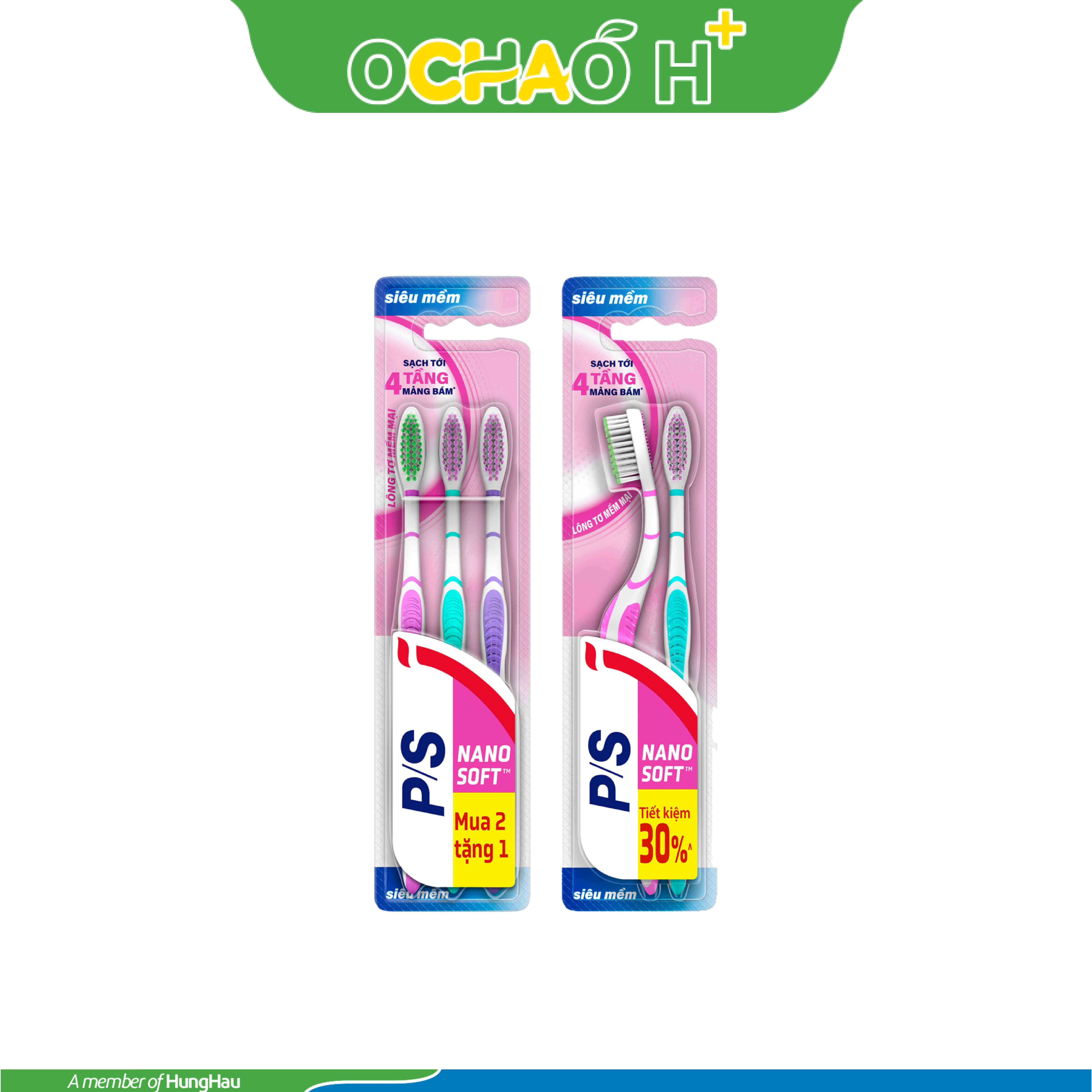 P/S Bàn chải đánh răng Lông Tơ Mềm Mại 