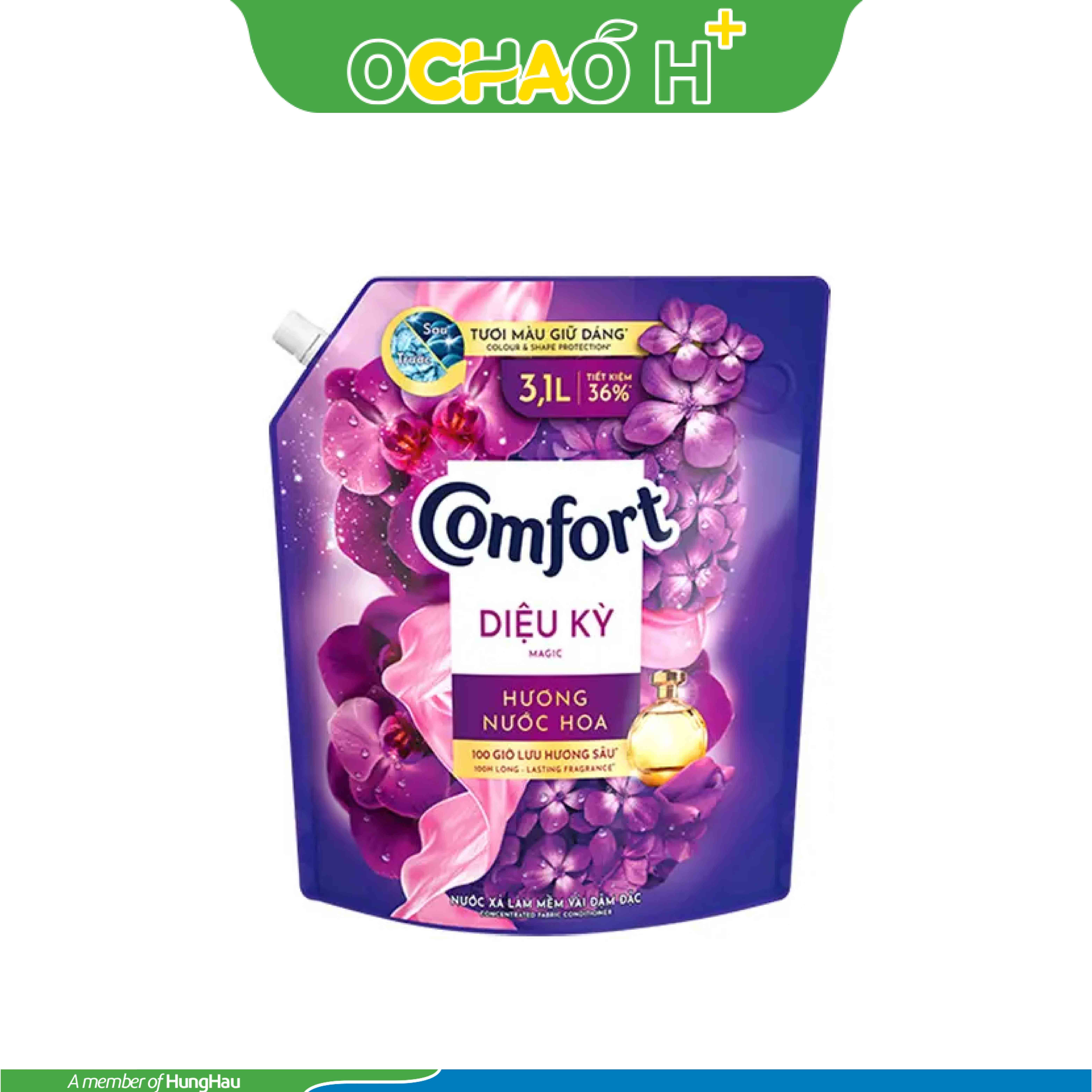 COMFORT Hương nước hoa Thiên Nhiên Diệu Kỳ Gói 3.1L