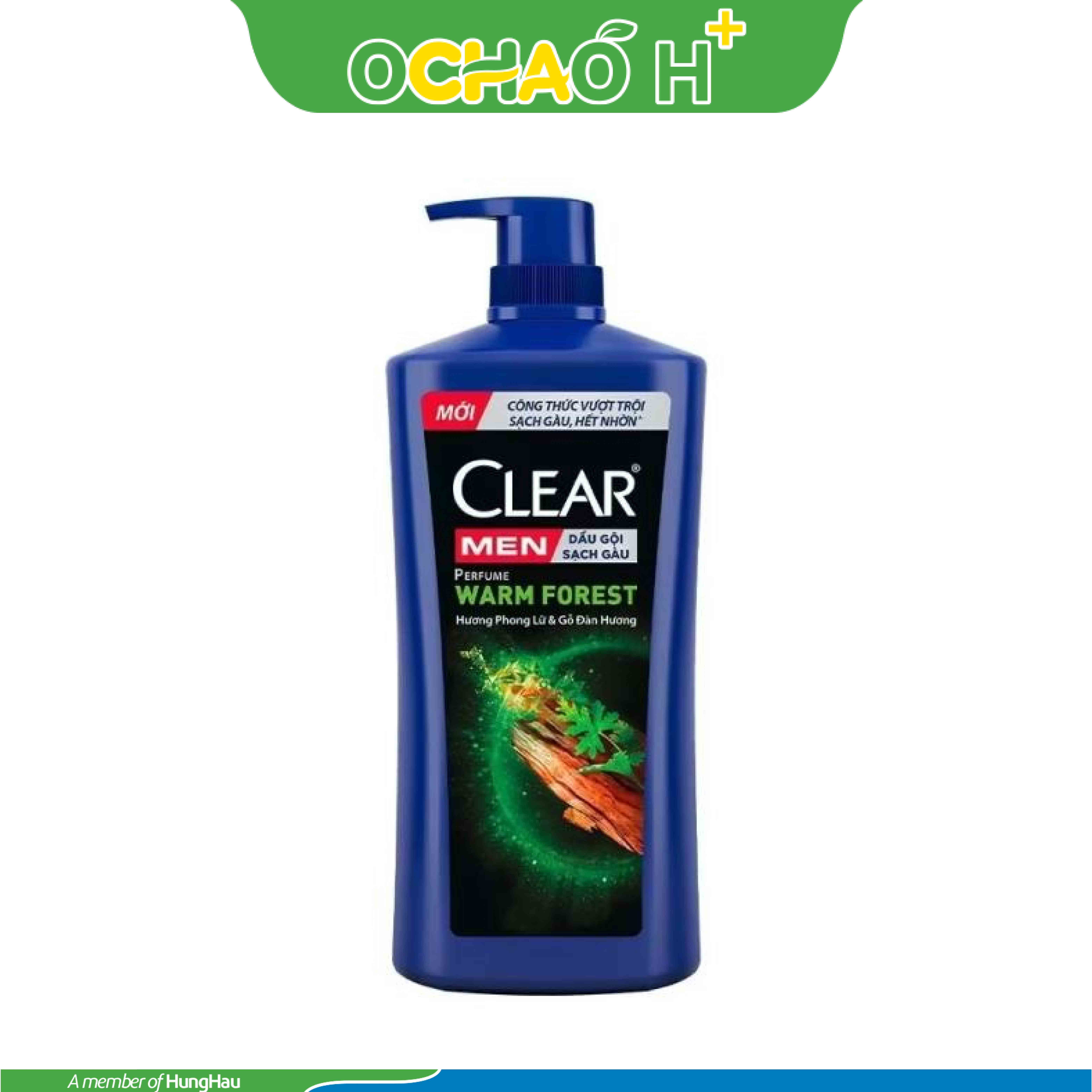 CLEAR MEN Dầu Gội Nước Hoa Warm Forest Chai 350g