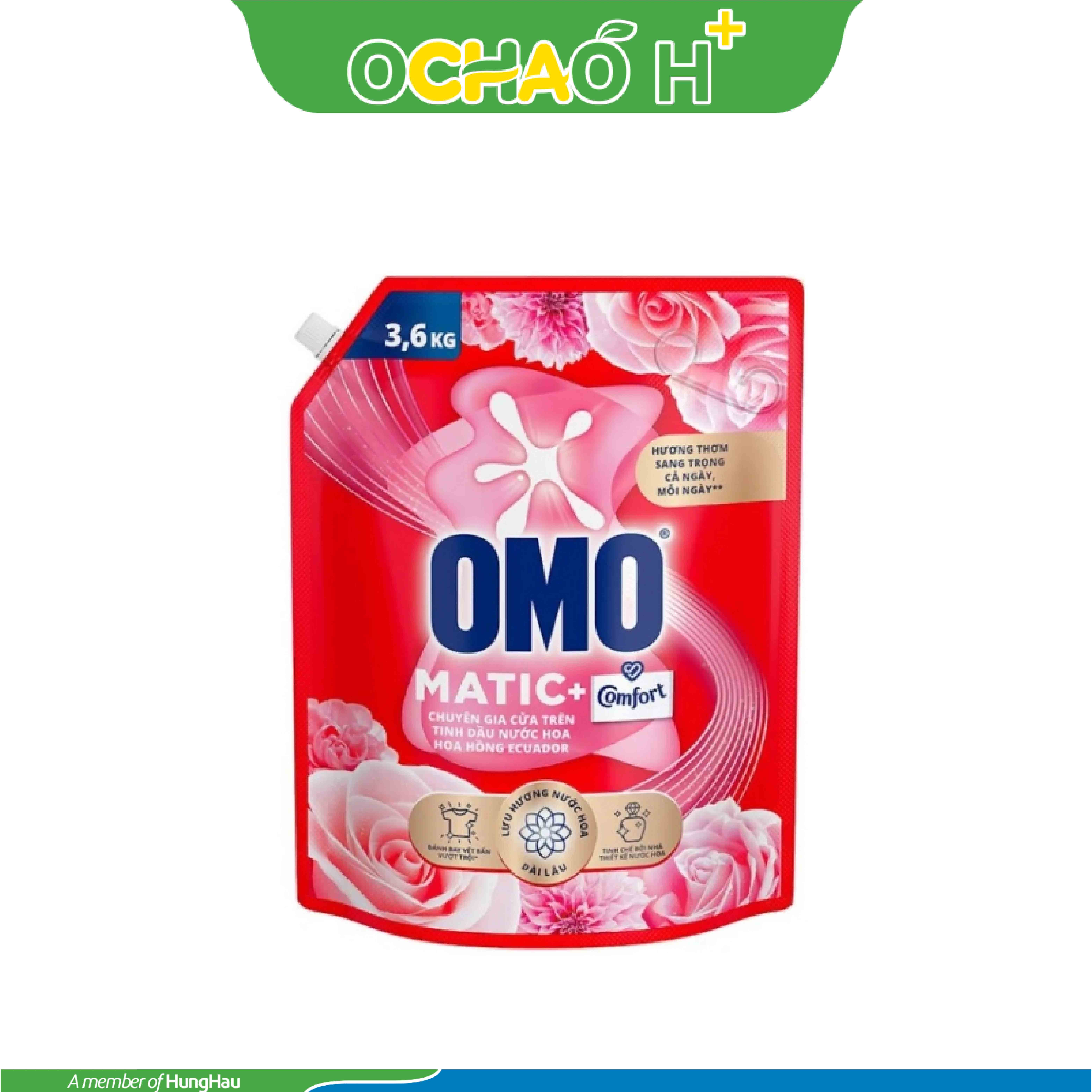 OMO Nước giặc cửa Trên Hoa Hồng Ecuador Gói 3.6kg