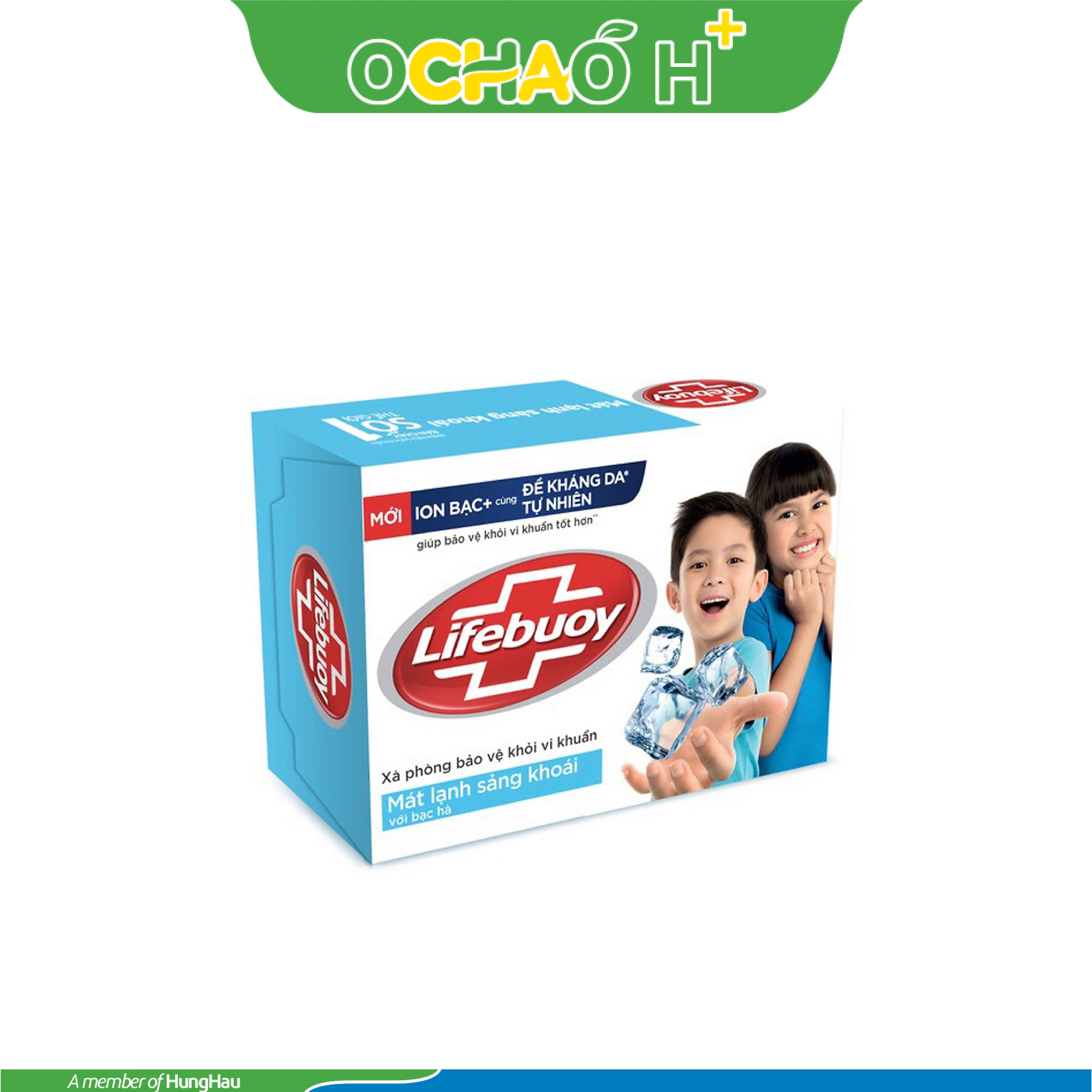LIFEBUOY xà bông cục mát lạnh sảng khoái Bánh 90g