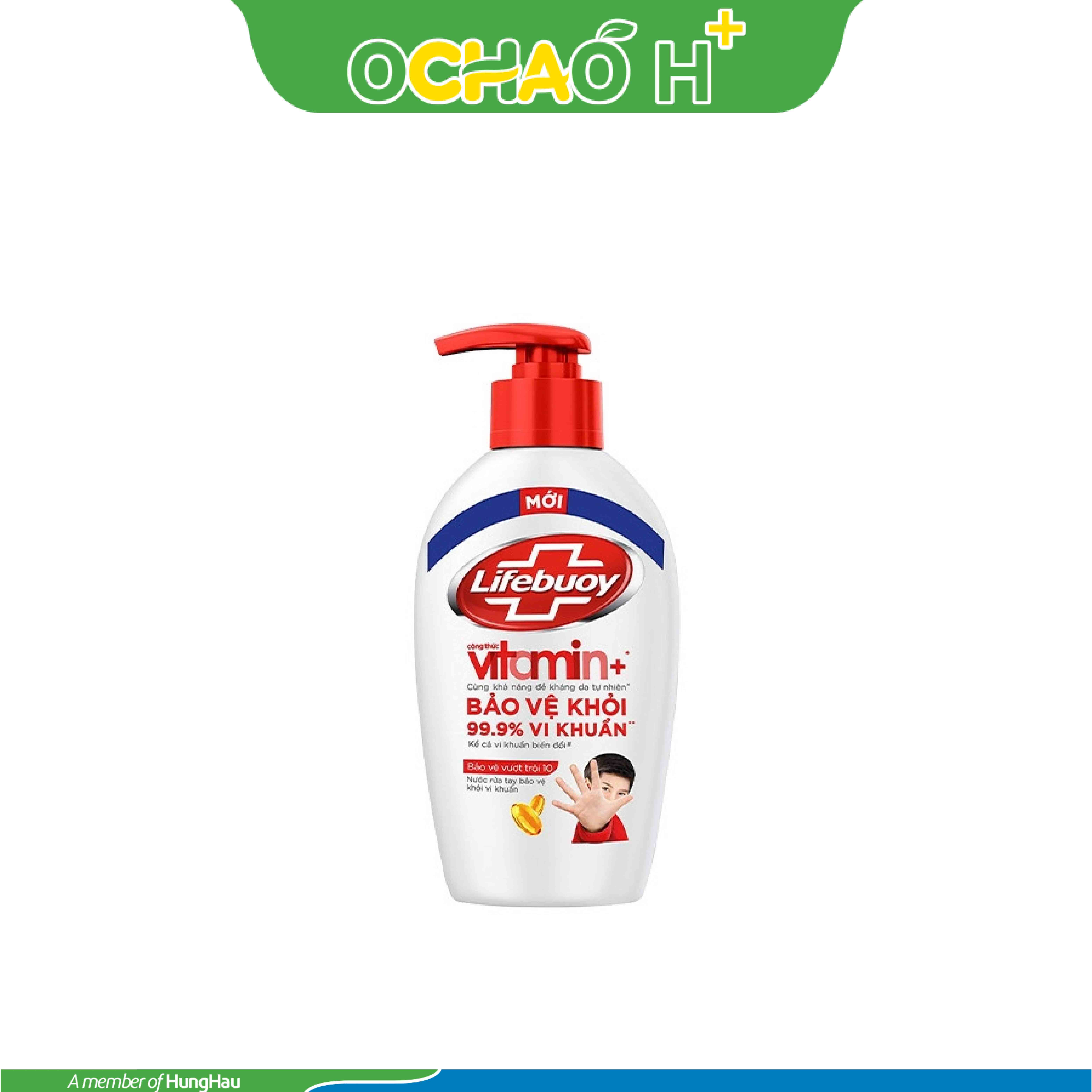 LIFEBUOY Nước Rửa Tay Bảo Vệ Vượt Trội 10 Chai 450g