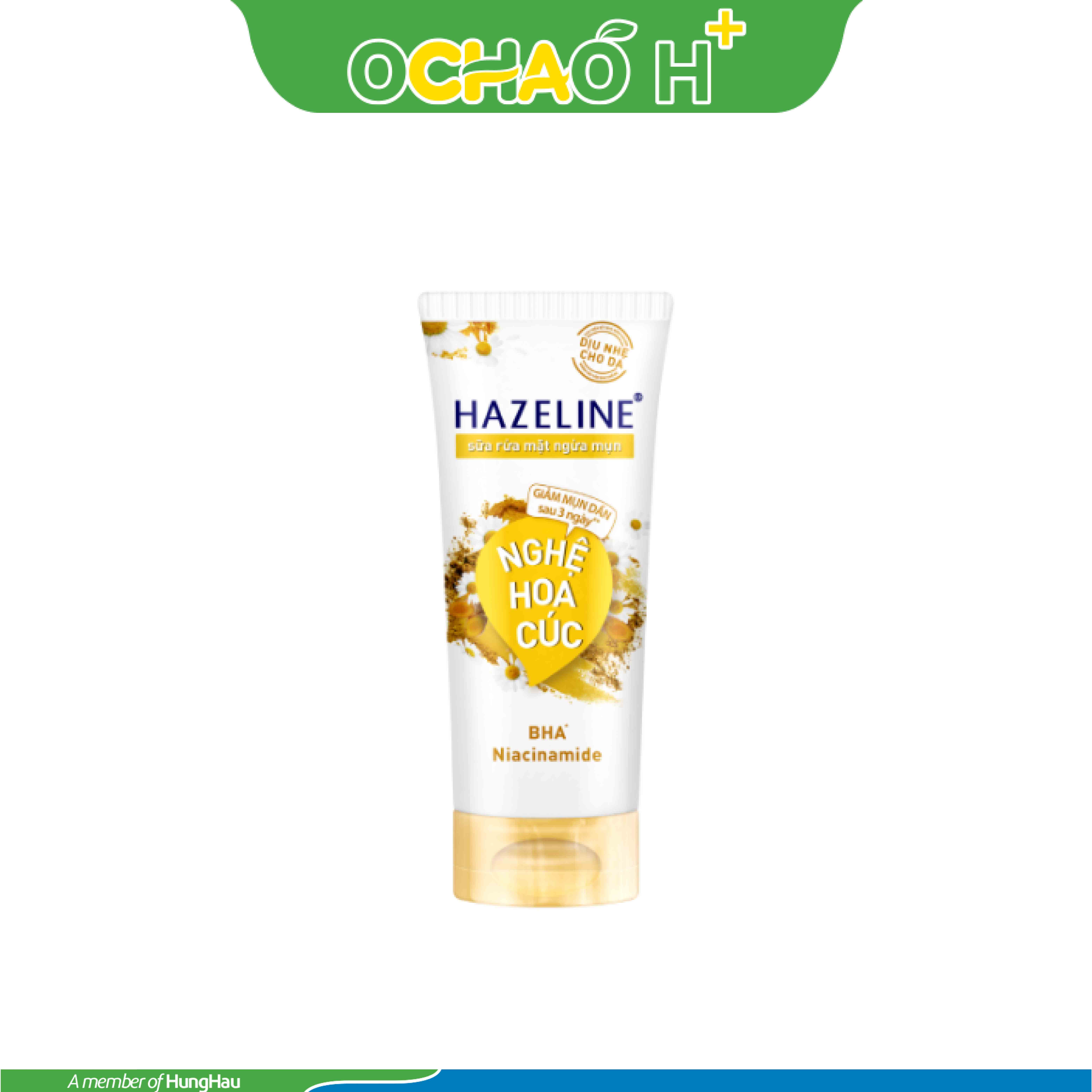 Hazeline sữa rửa mặt nghệ hoa cúc Tuýp 100g