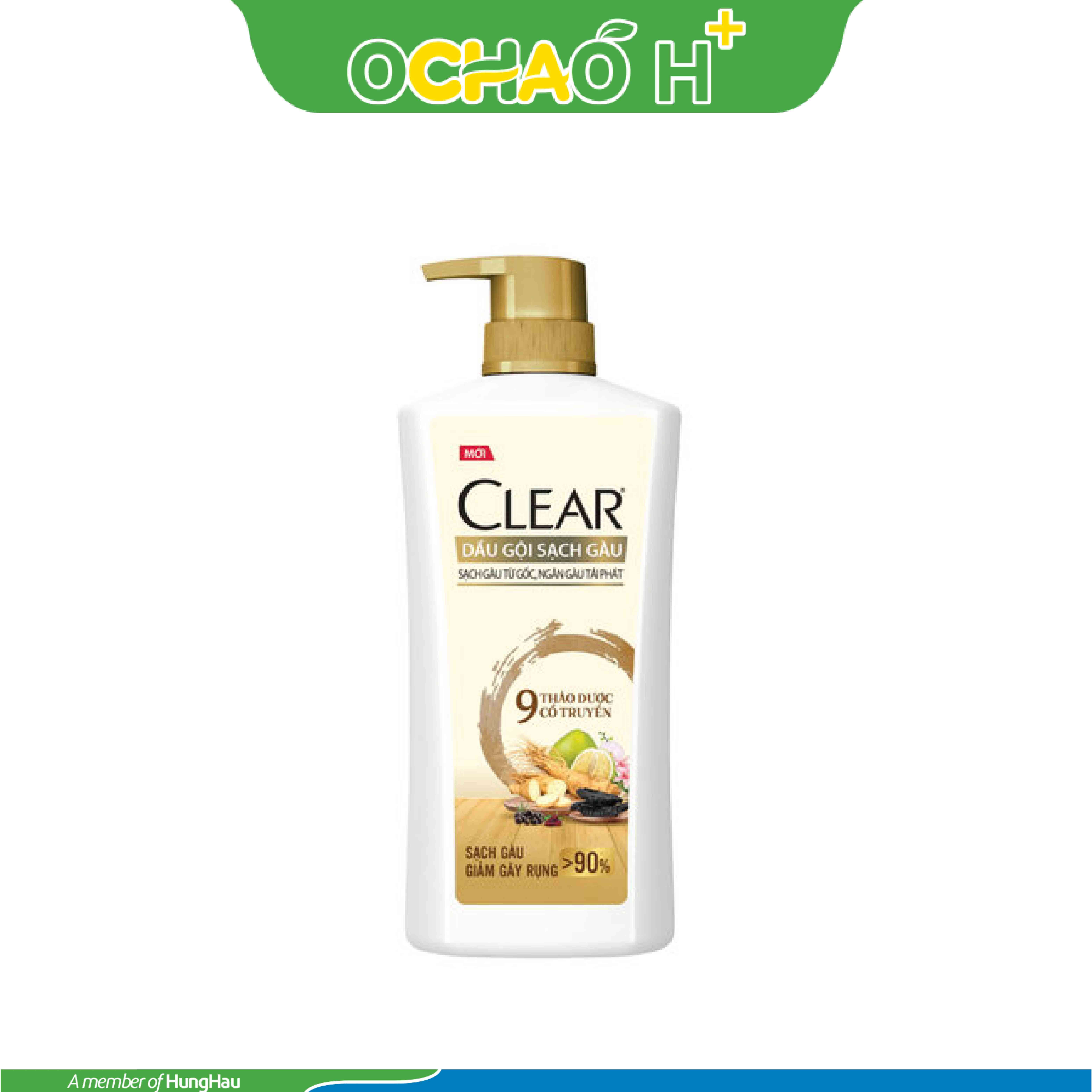 CLEAR Dầu Gội 9 Thảo Dược Cổ Truyền Chai 630g