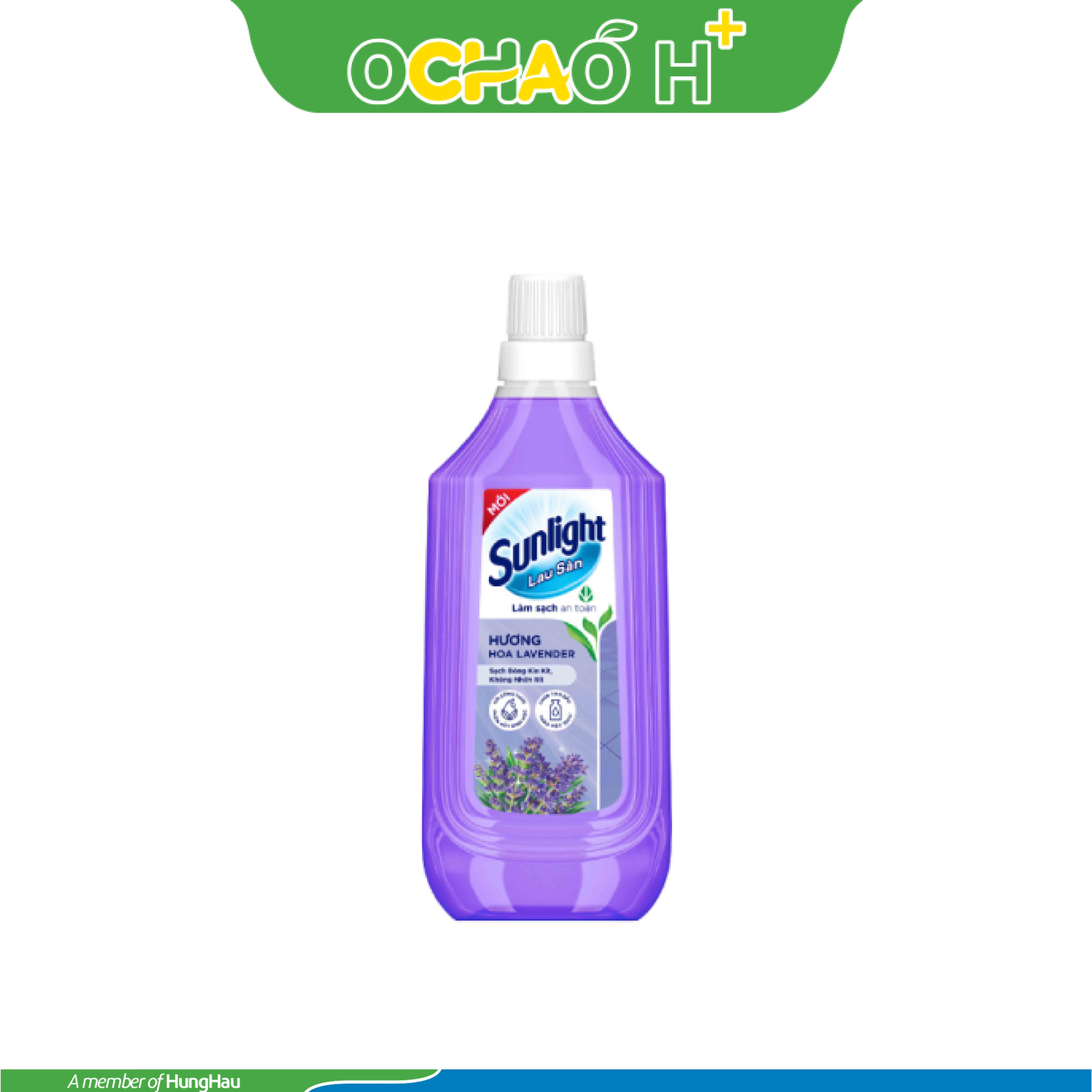 SUNLIGHT Nước Lau Sàn Tinh Dầu Thảo Mộc Hương Hoa Lavender Chai 1kg
