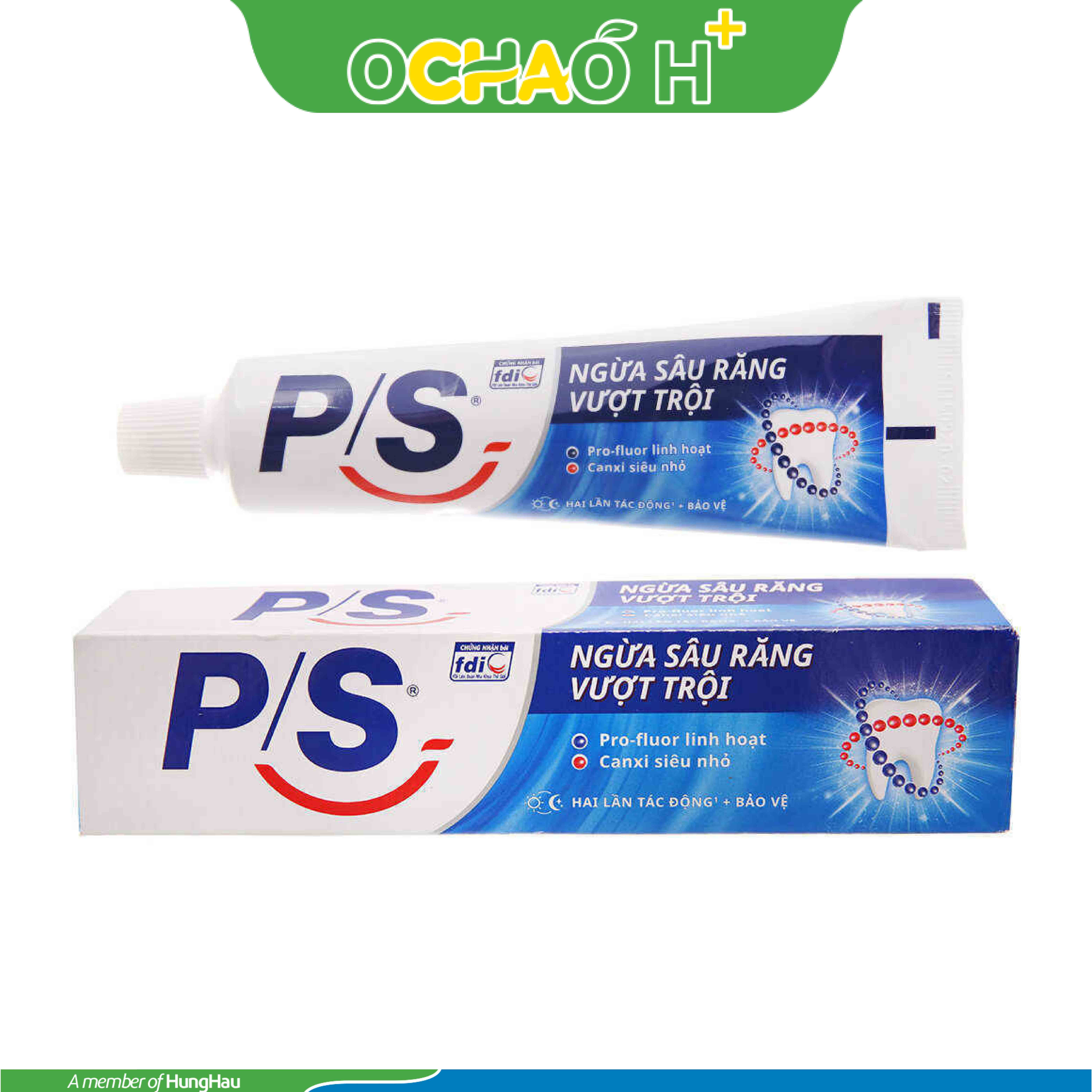 P/S Kem Đánh Răng Ngừa Sâu Răng Vượt Trội Ống 180g