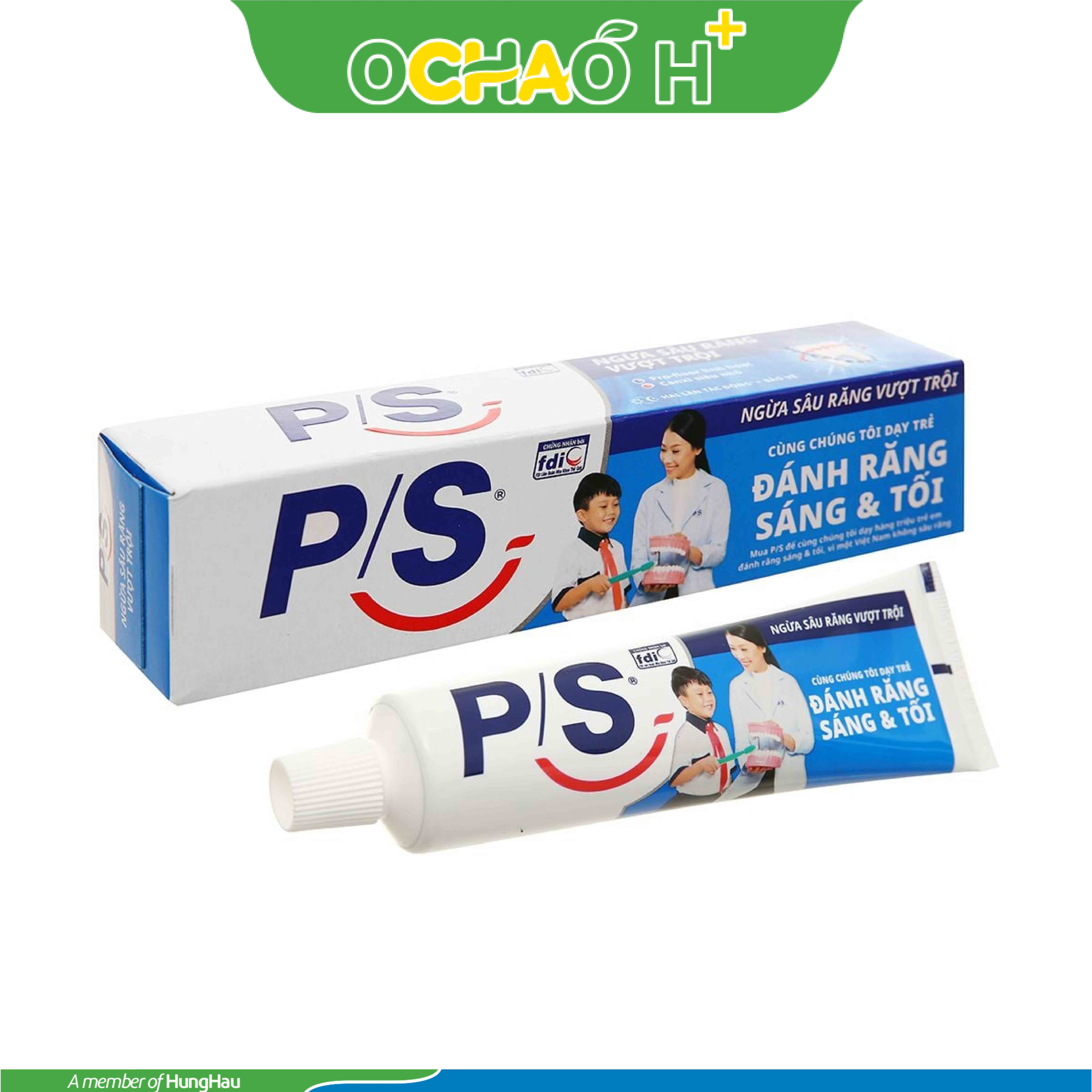 P/S Kem Đánh Răng Ngừa Sâu Răng Vượt Trội Ống 100g