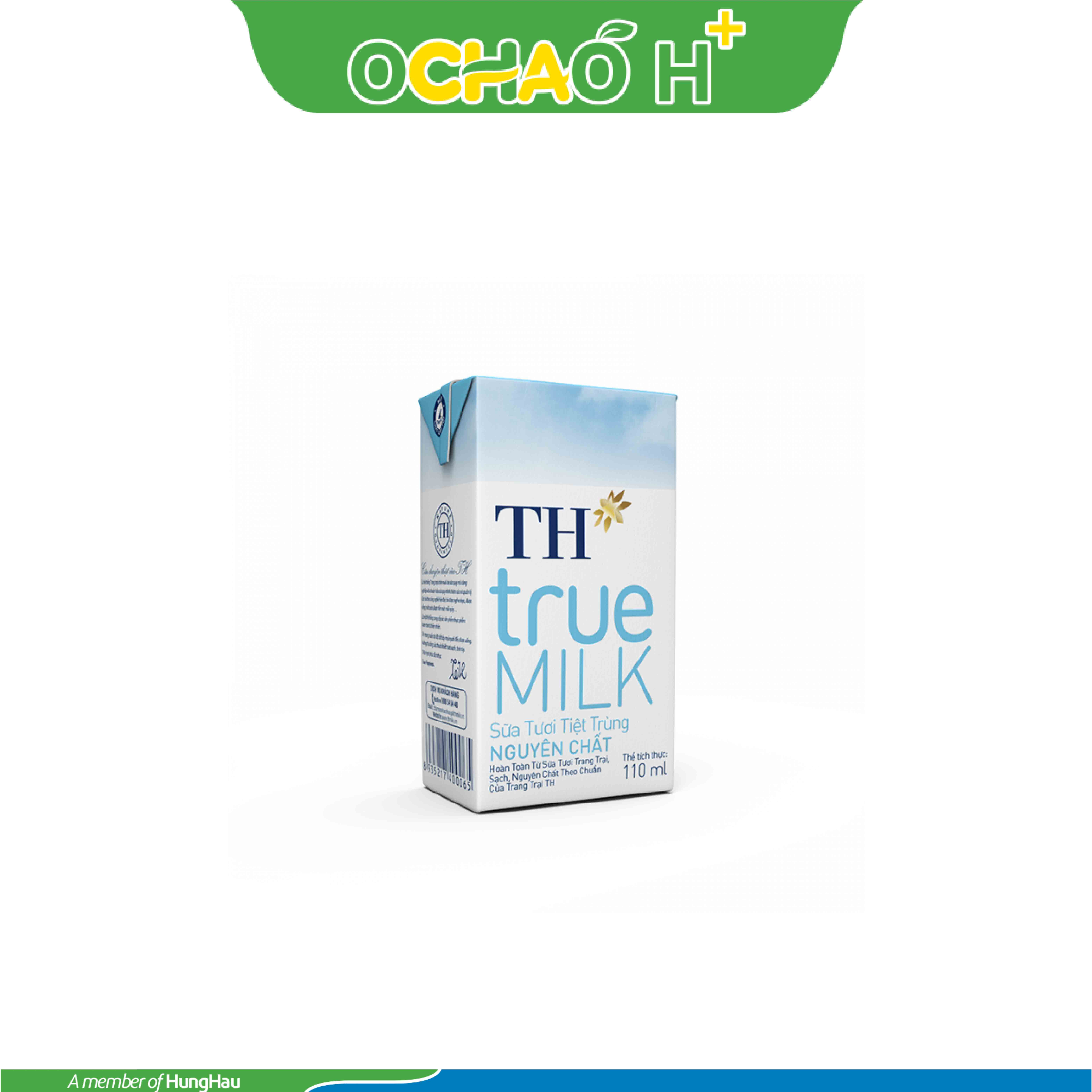 Sữa tươi tiệt trùng Nguyên Chất TH true MILK Hộp 110Ml