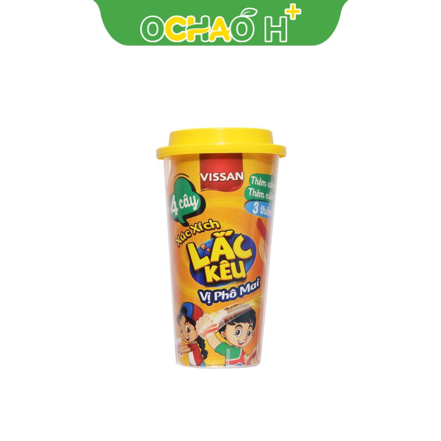 Xúc xích tiệt trùng lắc kêu vị phô mai Ly 56g