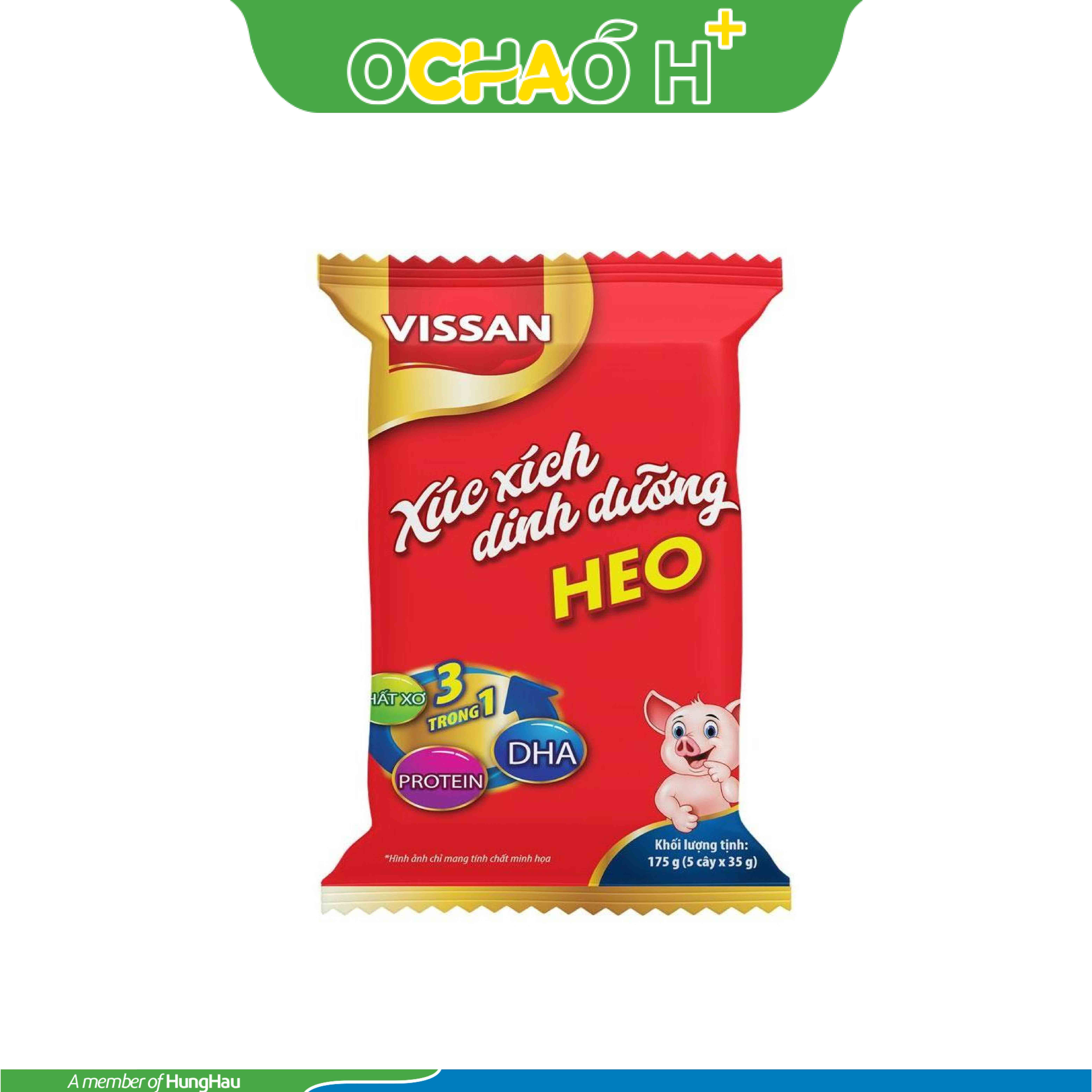 Xúc xích tiệt trùng Dinh dưỡng heo Gói 175g